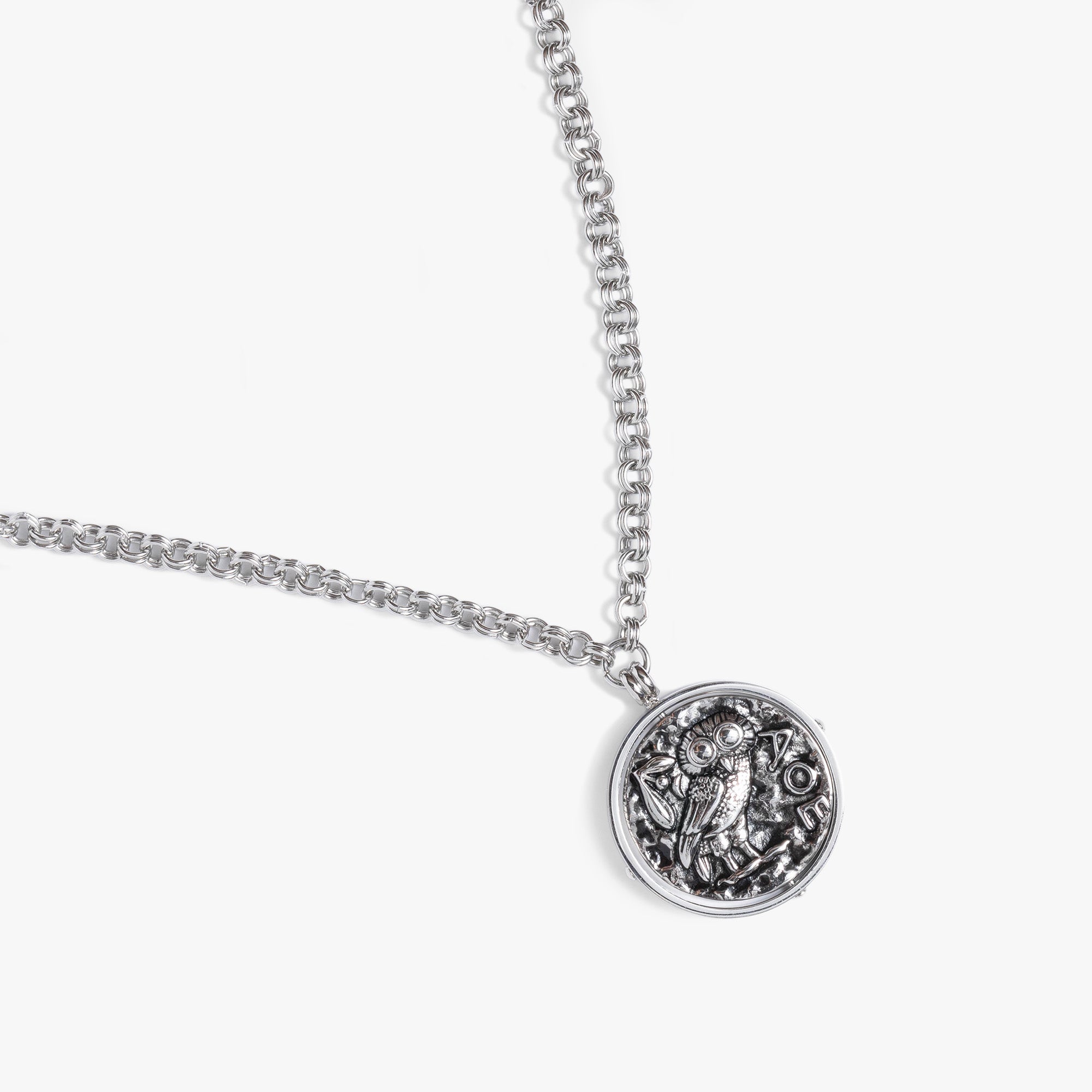 Coin Spinner Pendant Necklace - Unique Handcrafted Jewelry for Women & Men - Perfect for Meditation, Stress Relief & Fashion Accessories