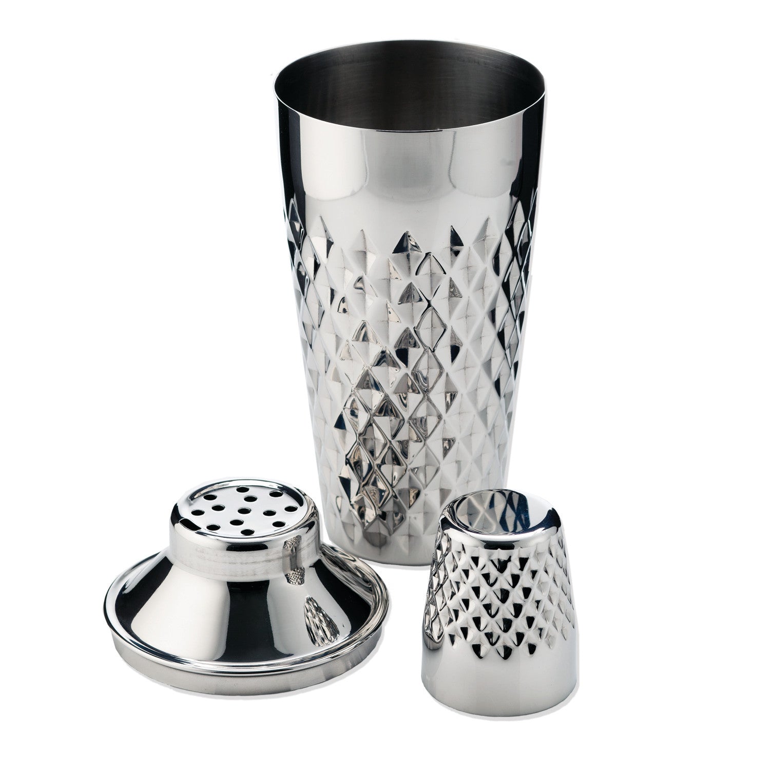 Premium Stainless Steel Cocktail Shaker Set - 24oz Bar Mixing Cup with Strainer & Lid - Perfect for Martini, Margarita, Whiskey Sour & Home Bartending