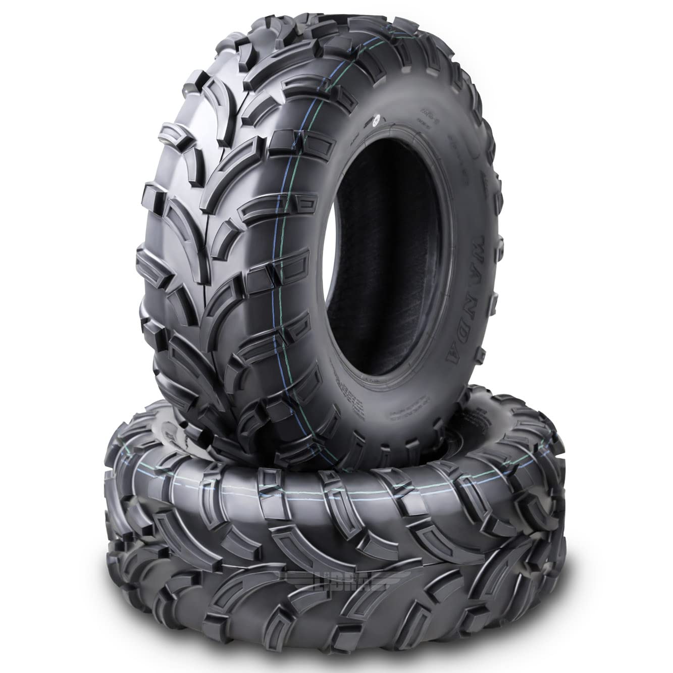 WANDA Set of 2 ATV/UTV Tires 26x10-14 6PR P373-10206 - All-Terrain Off-Road Tires for Mud, Sand & Trail Riding