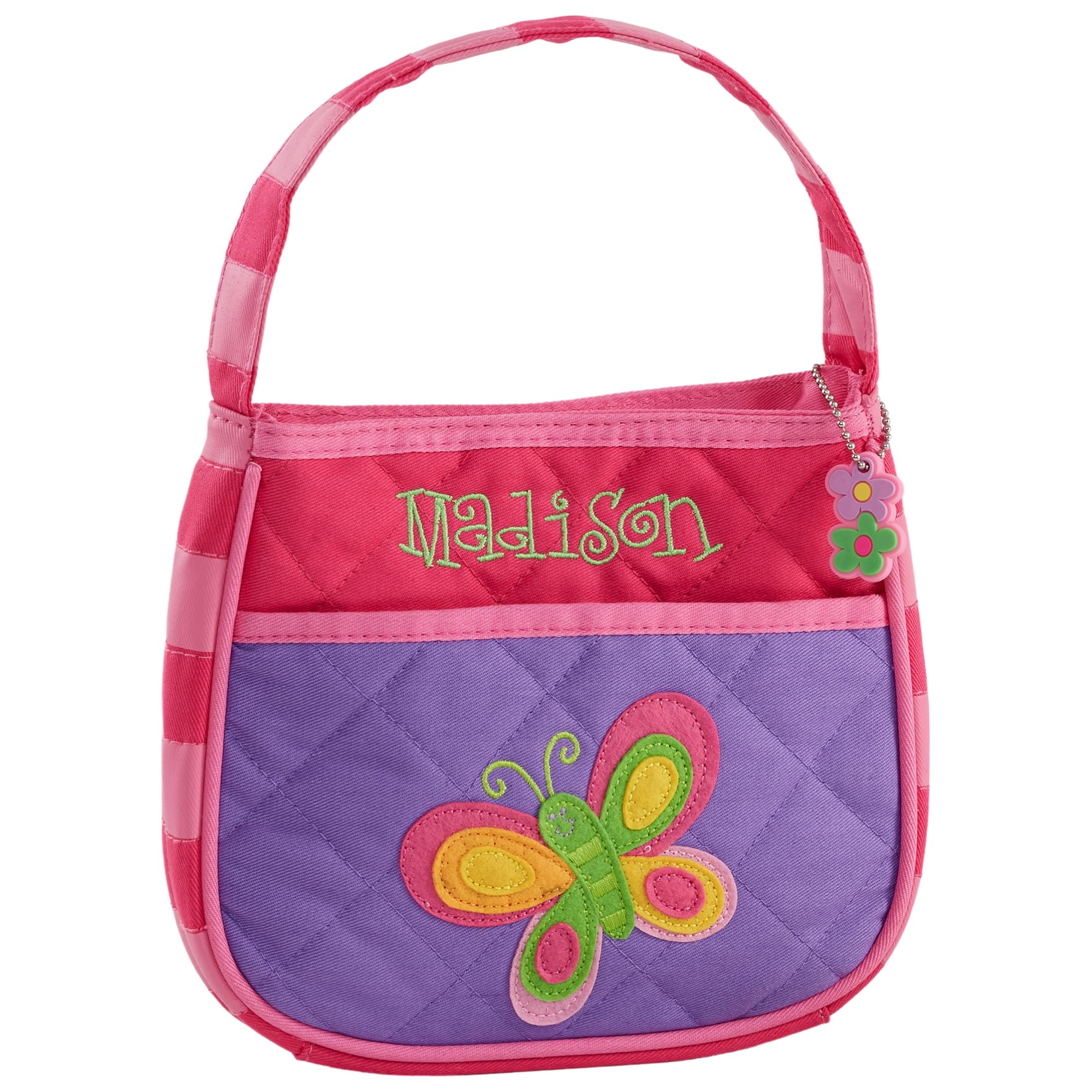 Stephen Joseph Butterfly Embroidered Personalized Purse for Women - Unique Floral Design Crossbody Bag for Everyday Use, Travel & Special Occasions