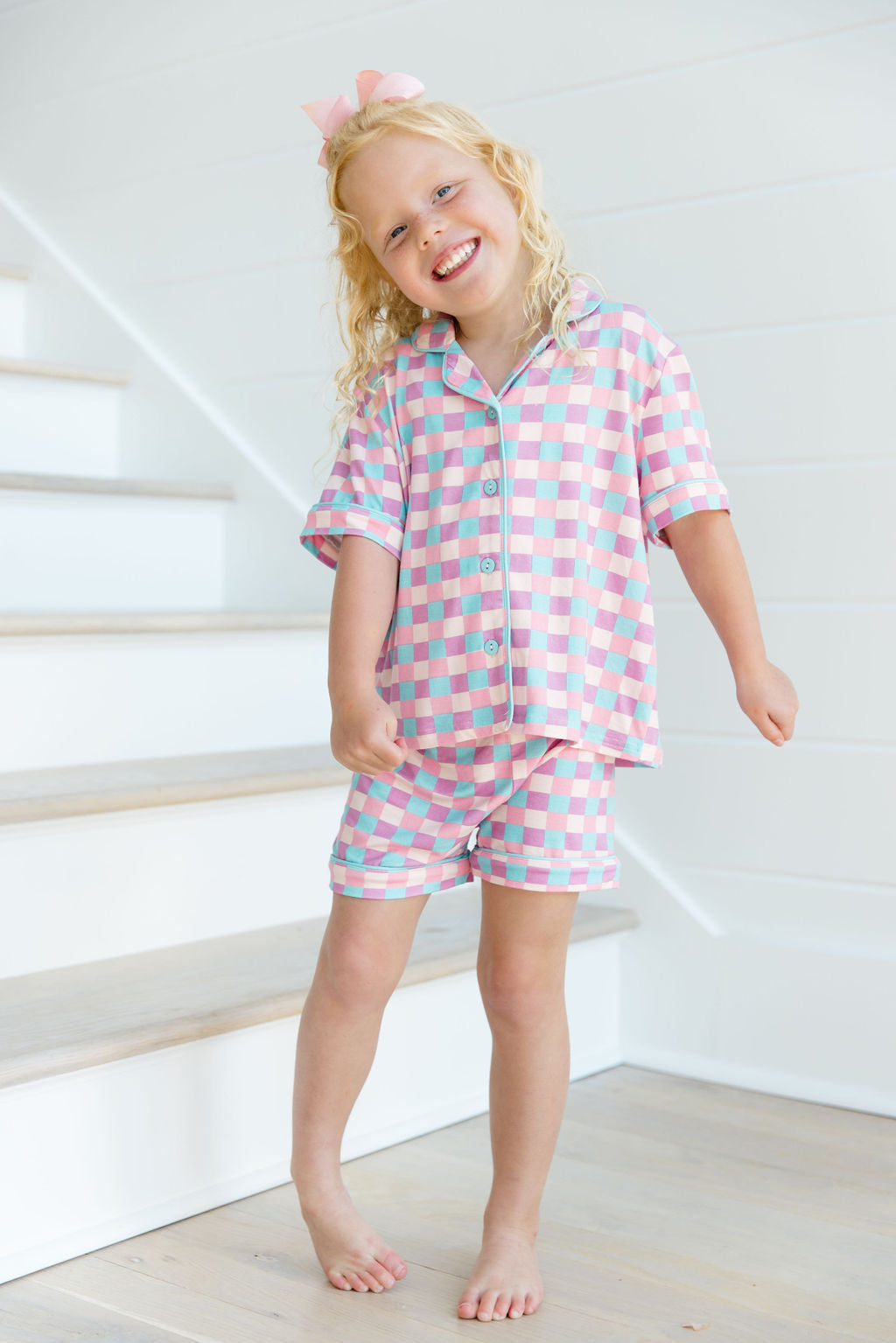 Kids' Good To Get Away In Tori Checkered Dress - Final Sale | Stylish Outfit for School, Parties & Family Outings