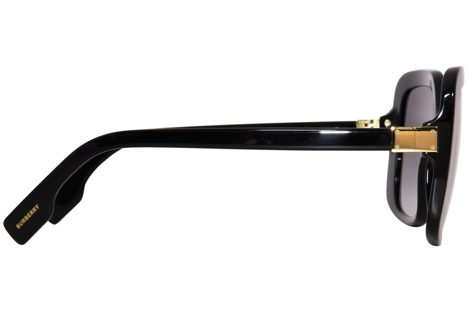 BURBERRY BE 4363 30018G Black Polarized Sunglasses for Women - Luxury UV Protection Shades for Driving, Beach & Outdoor Fashion
