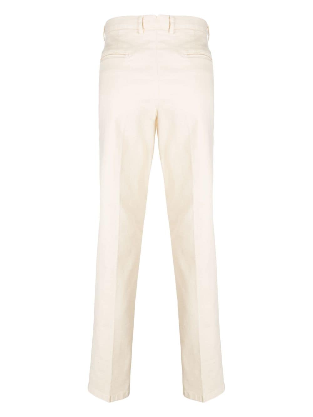 Boglioli Men's White Dress Pants - Slim Fit Formal Trousers for Business & Office Wear