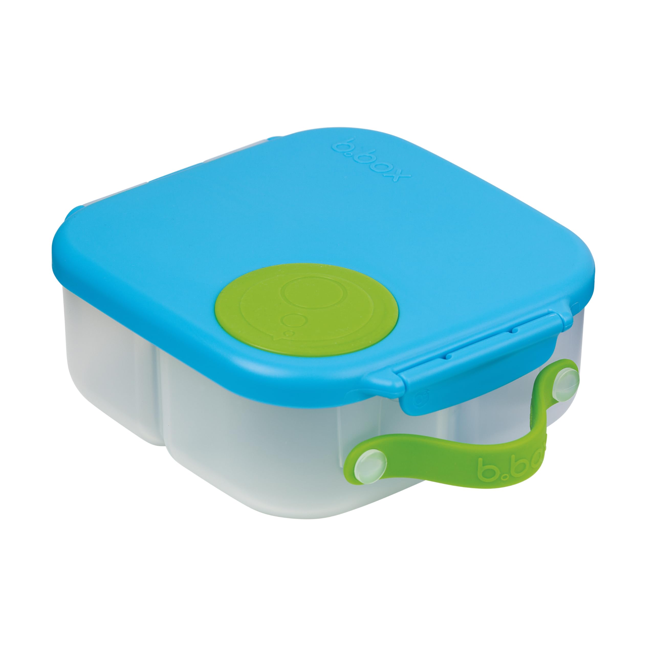 b.box Mini Lunch Box for Kids - Lightweight Bento Box with 2 Leak Proof Compartments | BPA Free School Lunch Container for Ages 3+ | Perfect for School, Picnics & Travel (Ocean Breeze, 4.25 Cup Capacity)