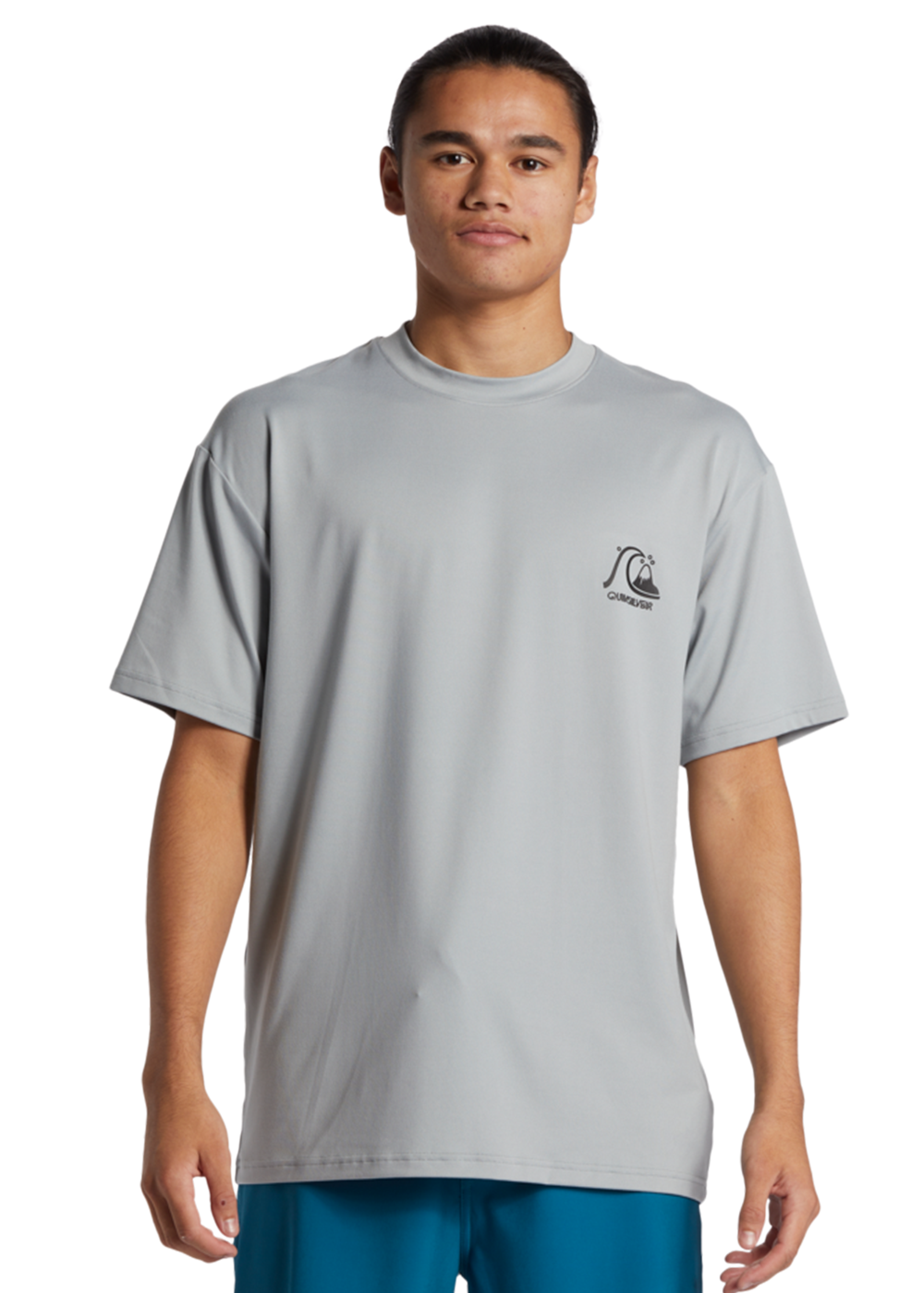 Quiksilver Men's DNA Short Sleeve Rash Guard - UPF 50+ Sun Protection for Surfing, Swimming & Outdoor Activities