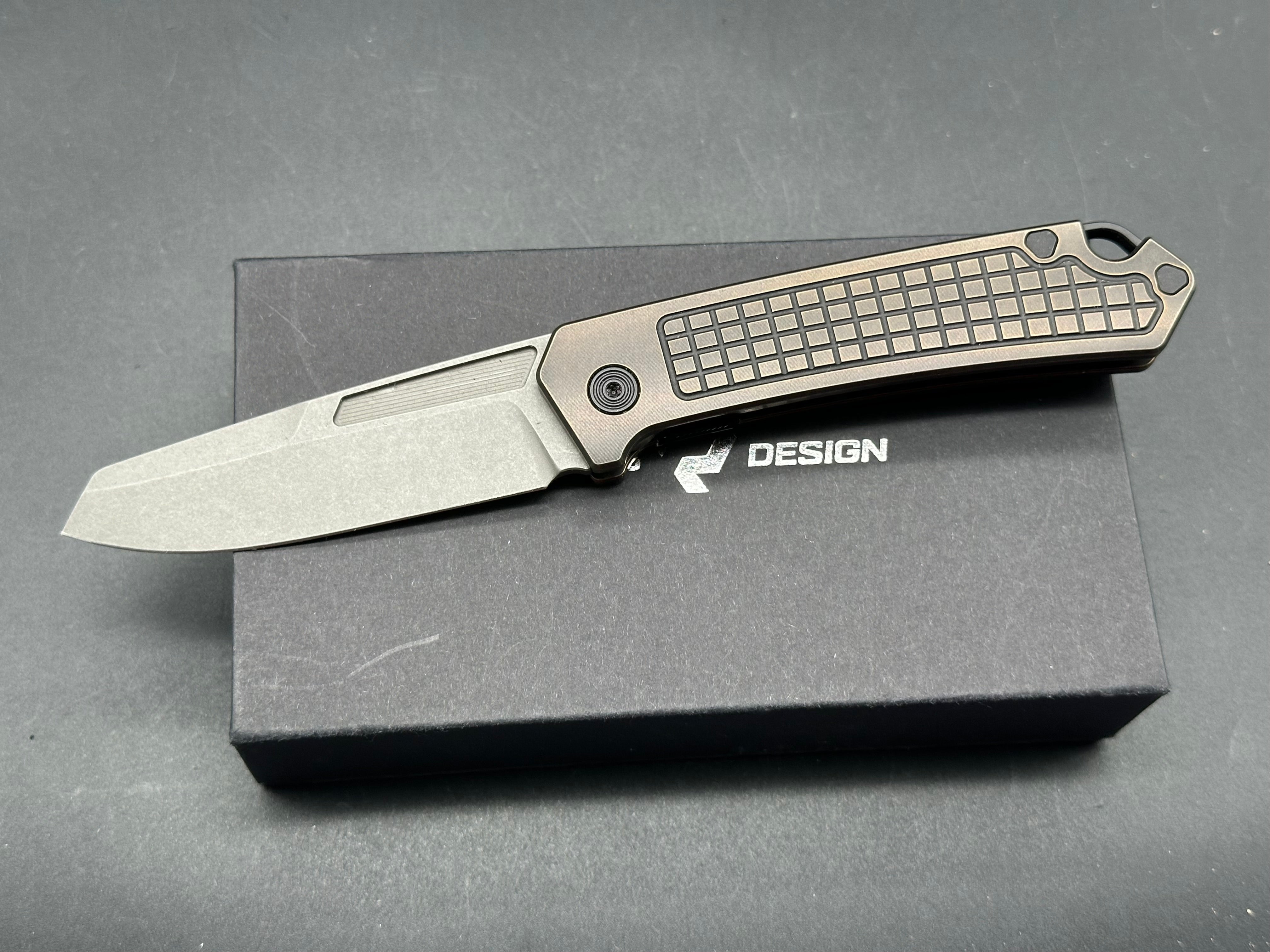 Premium Richard Rogers Knives X Mid - High-Quality Folding Pocket Knife for EDC, Camping & Outdoor Adventures - Durable Stainless Steel Blade & Ergonomic Handle