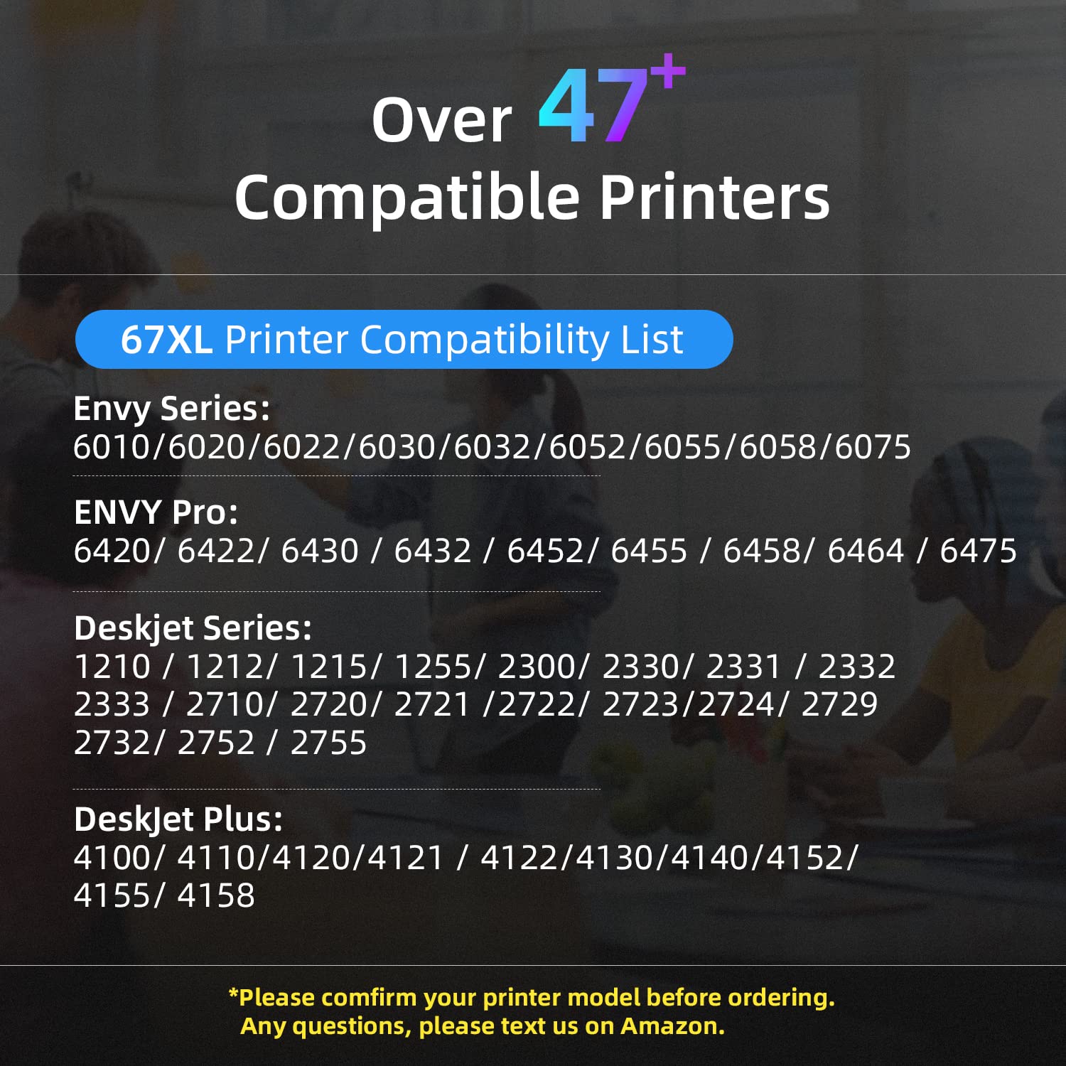 Remanufactured HP 67 XL Black Ink Cartridge Replacement for HP 2700 2722 2725 2752 2755 Plus 4155 Envy 6000 6052 6055 Pro 6400 6455 Printers - High Yield Printing for Home Office & School Projects