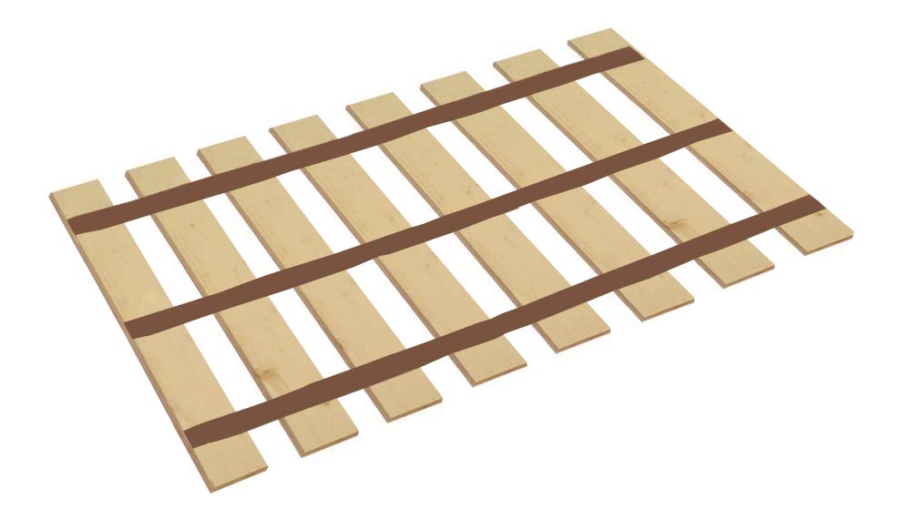 Custom Wood Bed Slats - Heavy Duty Support for Box Spring & Mattress - Home Bedroom Upgrade