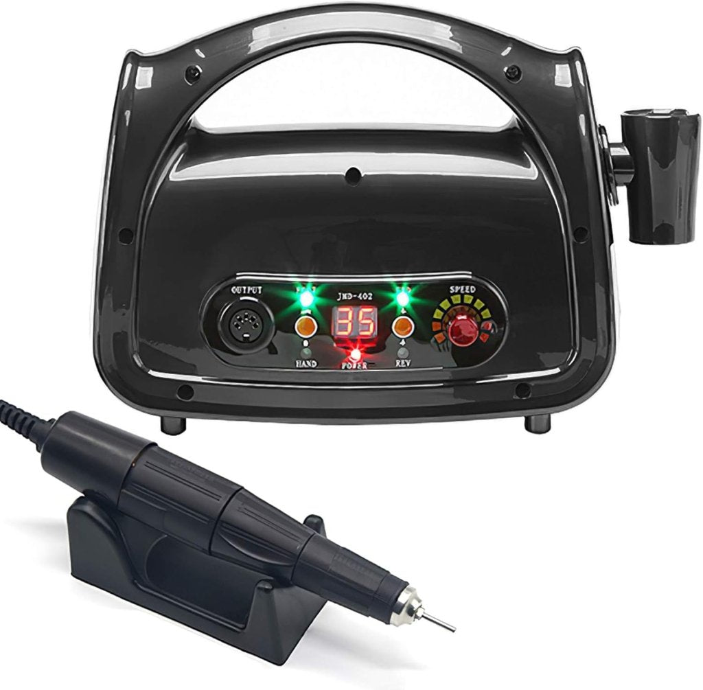 **Professional 75W High-Power 35000RPM Electric Nail Drill Kit – Portable Manicure & Pedicure Tool for Acrylic Gel Nails, Nail Art, Polish & Filing – Includes Lifting Handle (JDM 402) – Perfect for Salon & Home Use**