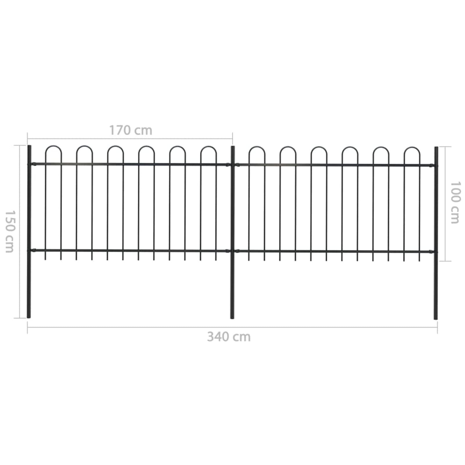 Galvanized Steel Gabion Raised Garden Bed Planter - 35.4
