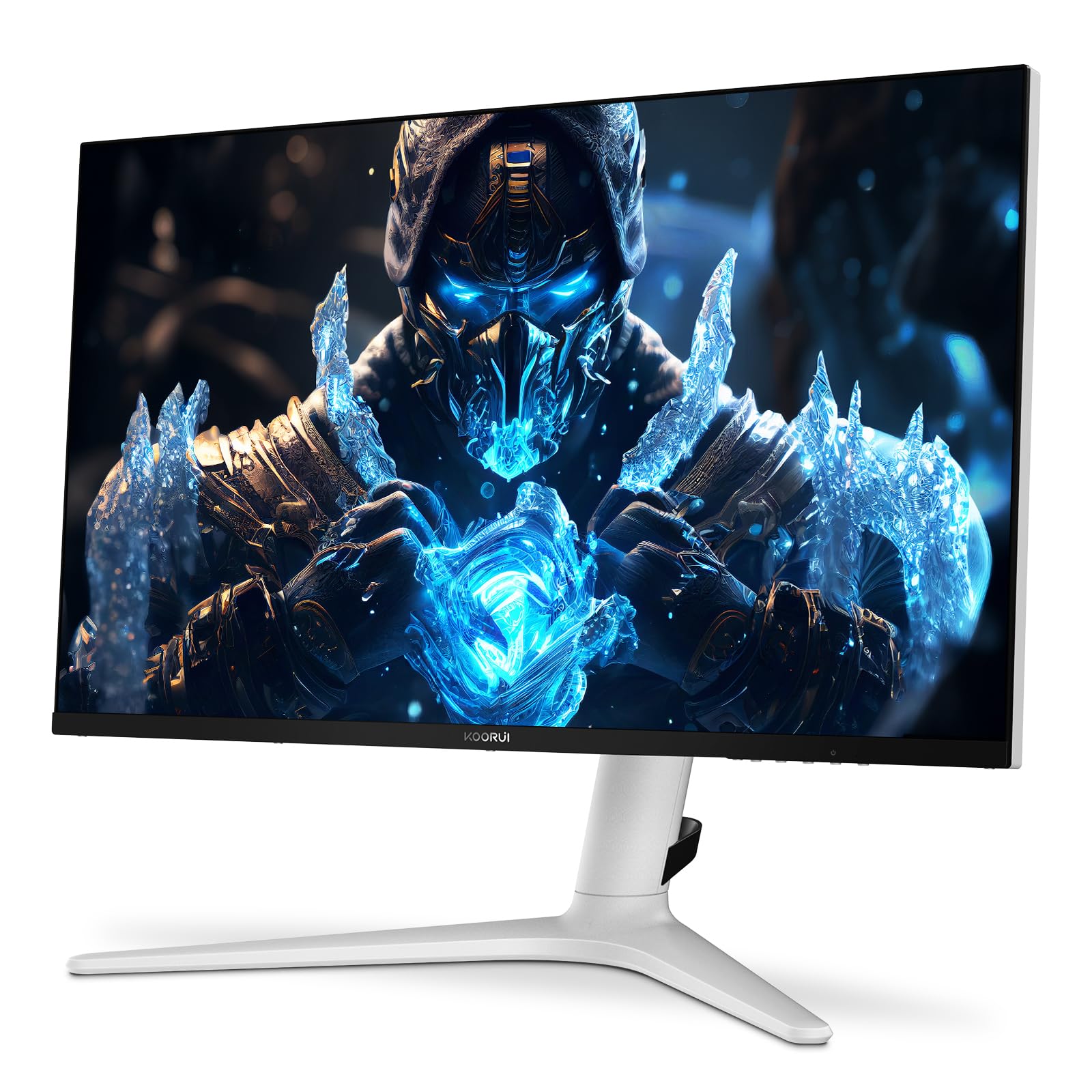 KOORUI 27 Inch 240Hz QHD Gaming Monitor with Mini LED VA Panel, 1ms Response Time, Adaptive Sync, HDR1000, 95% DCI-P3, 2x HDMI 2.0 & DisplayPort 1.4, VESA 75x75mm, Height Adjustable - Perfect for Esports, FPS Gaming and Professional Workstations
