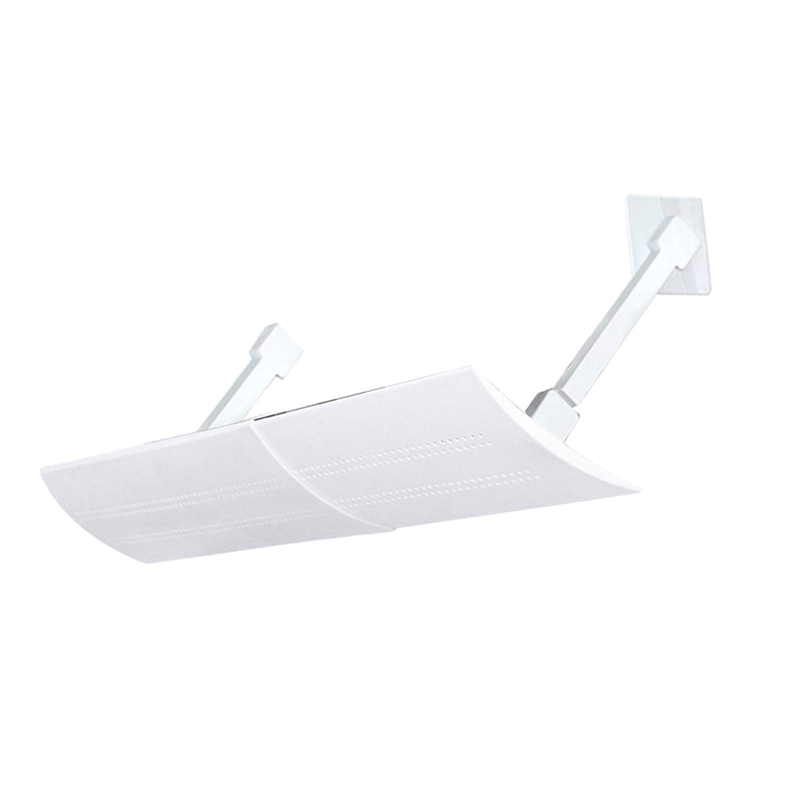 LBWNB Adjustable Air Conditioner Cover - PVC Retractable AC Wind Deflector & Cold Air Baffle for Home & Office (with Hole) | Perfect for Bedroom, Living Room & Window AC Units