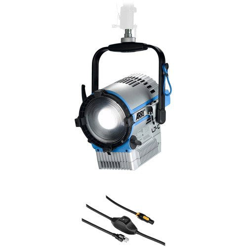 ARRI L7 C LED Fresnel Light Kit - Silver/Blue, Manual Mount - Perfect for Film, Photography & Studio Lighting