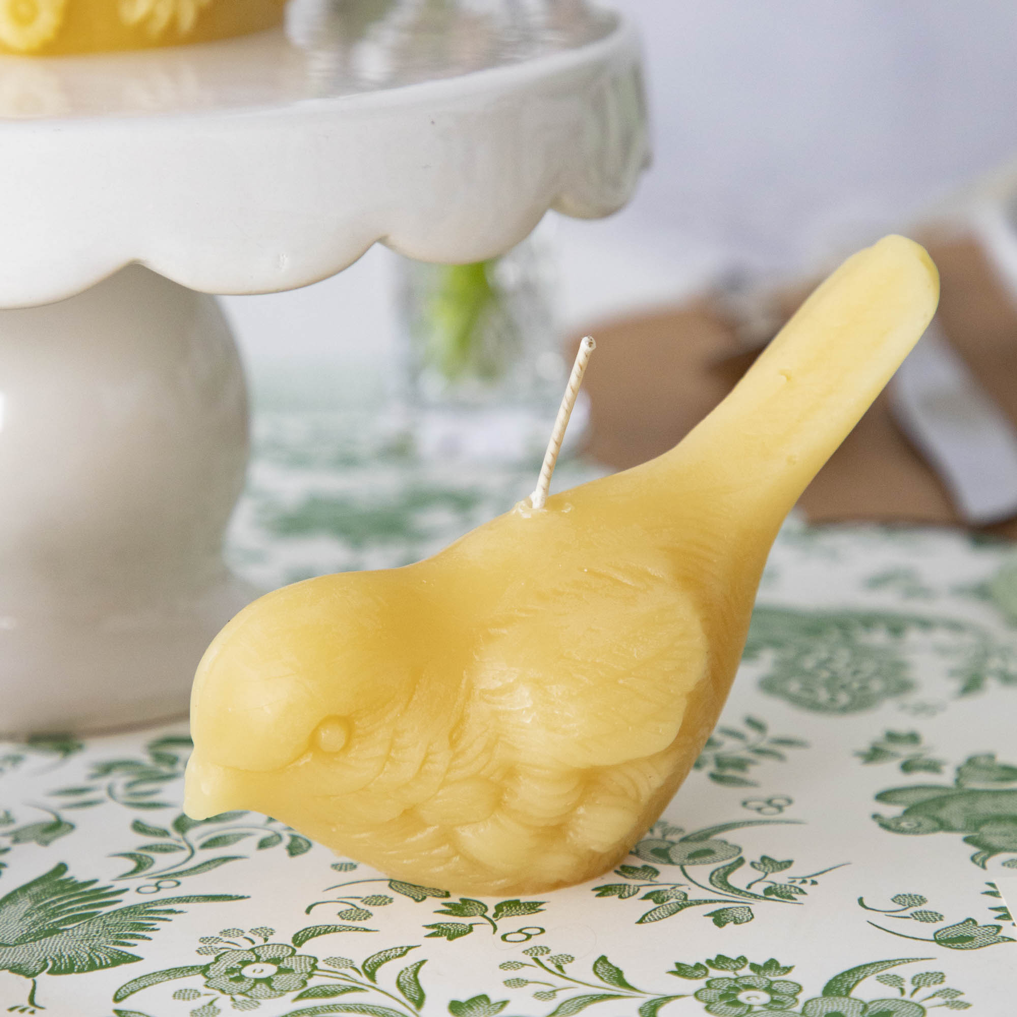 Natural Beeswax Songbird Candles - Handmade Eco-Friendly Candles for Home Decor, Gifts & Relaxation - Perfect for Romantic Dinners, Spa Nights and Meditation Spaces