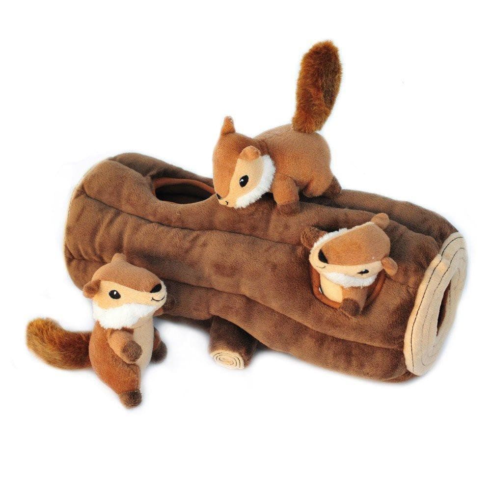 Extra Large Zippy Burrow Log for Chipmunks & Squirrels - Fun Hideout & Play Tunnel for Small Pets - Perfect for Hamsters, Gerbils & Rodents in Cages or Playpens