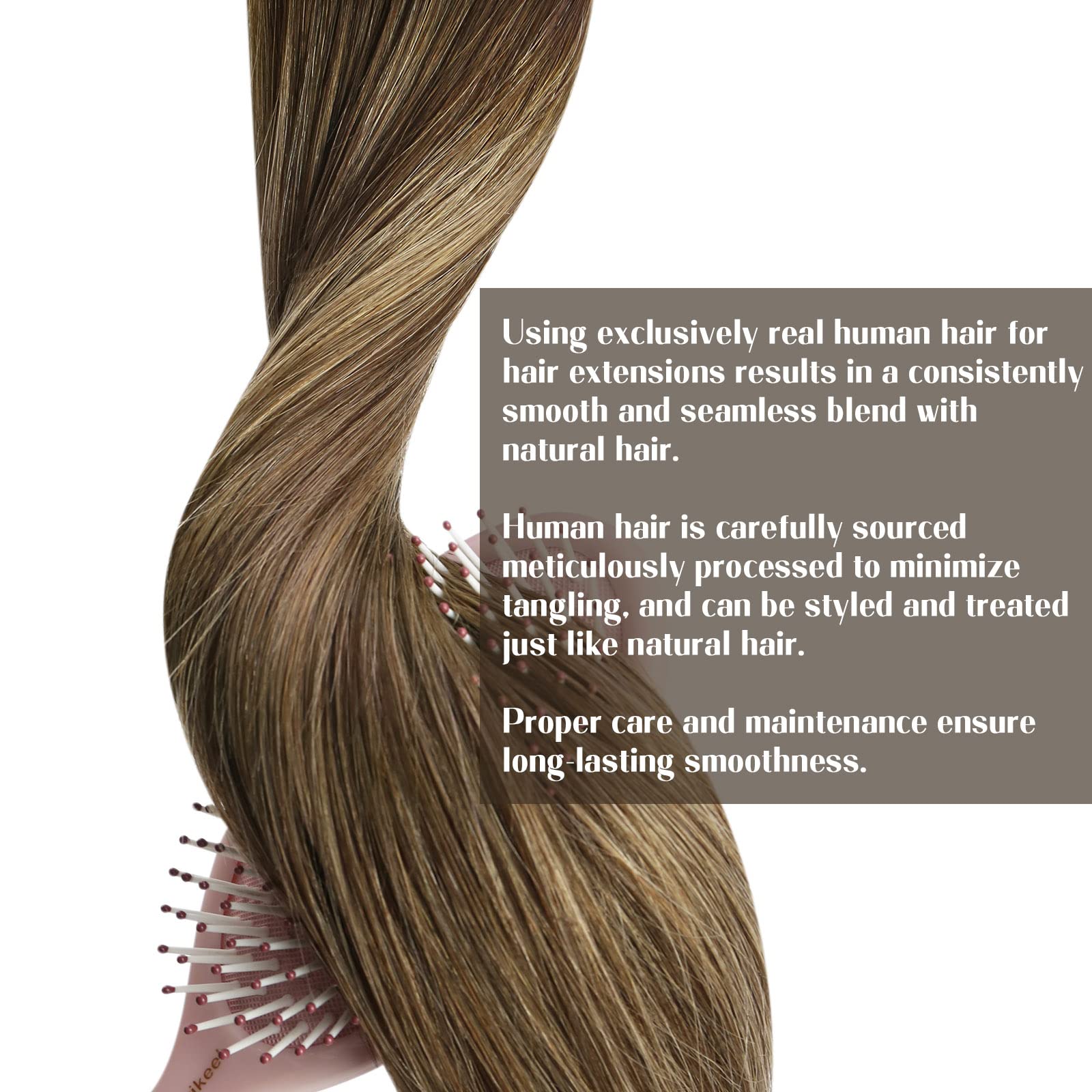 Premium Soft Human Hair Ponytail Extension - Natural Look & Comfortable Wear for Daily Styling, Parties & Special Occasions