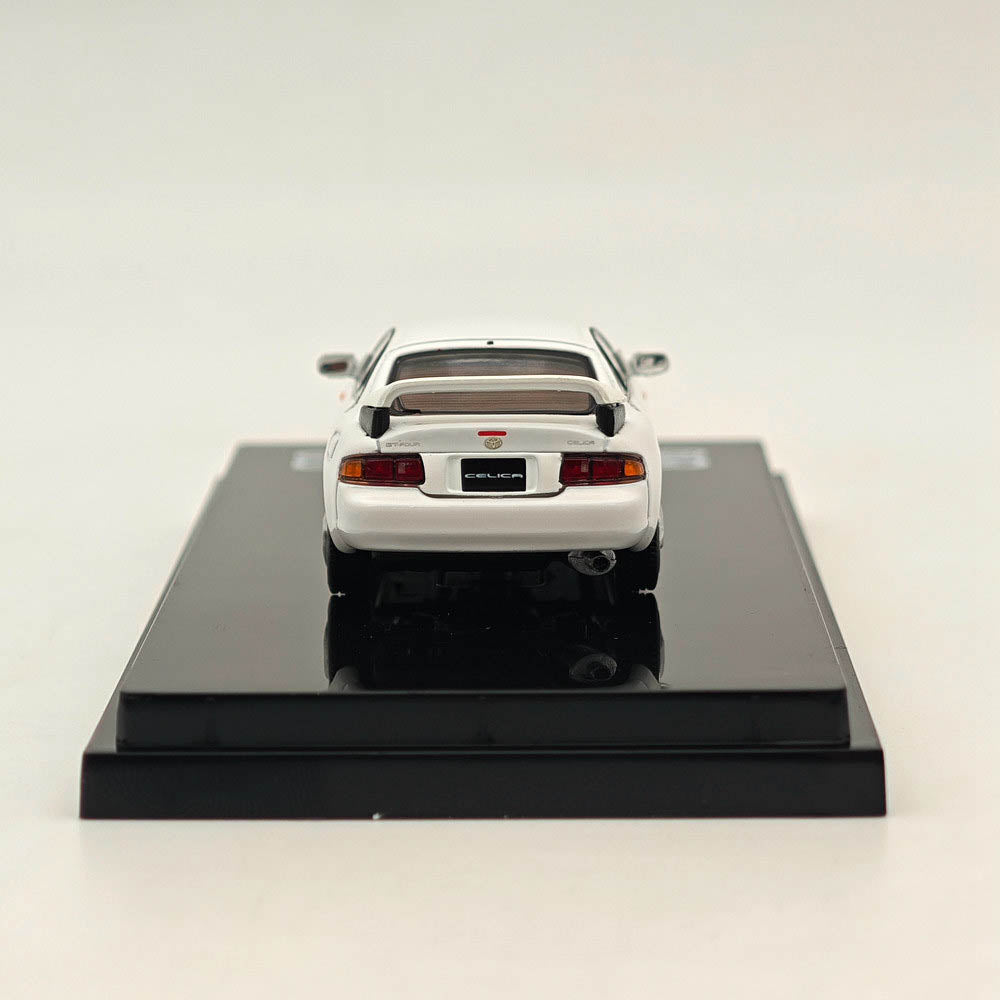 1/64 Scale Toyota Celica GT-Four WRC ST205 Diecast Model Car - Hobby Japan HJ641064AW White - Collectible Toy Car for Enthusiasts & Perfect Gift for Car Lovers | Display, Racing Collection, Birthday Present