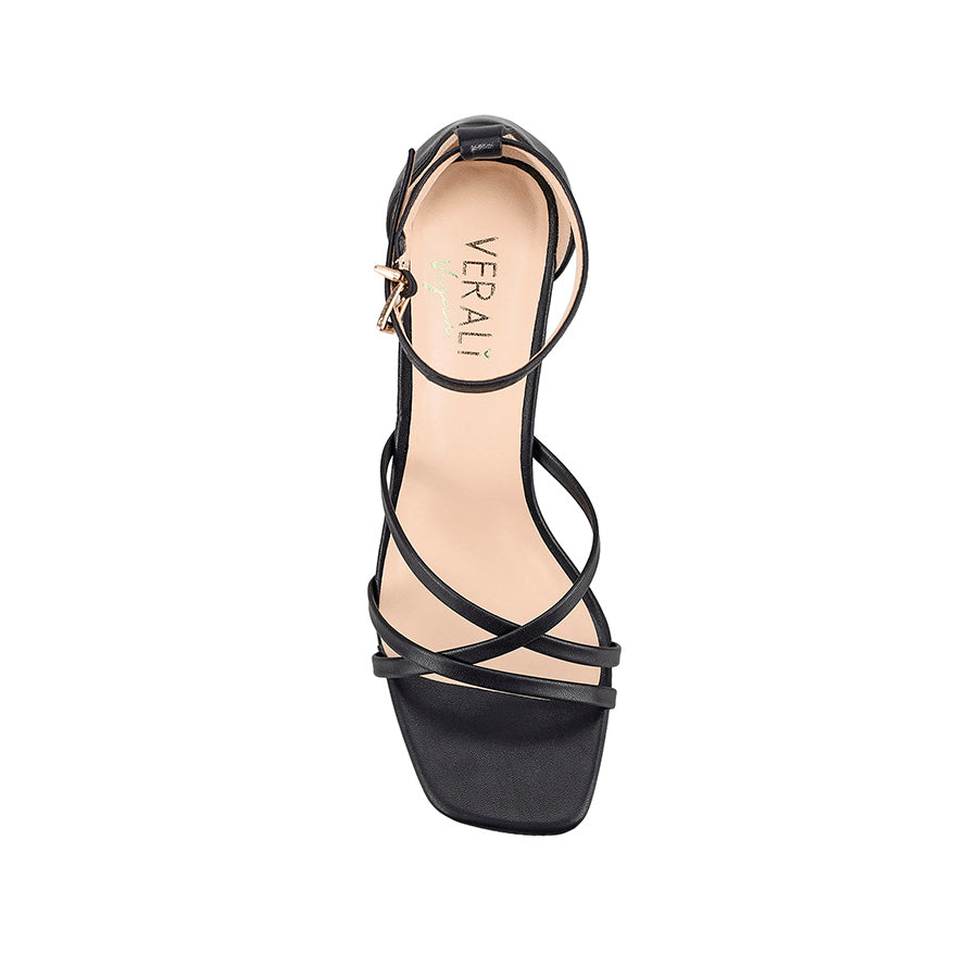 Kingdom II Block Heel Sandals for Women - Comfortable Black Summer Dress Sandals with Chunky Heel | Perfect for Weddings, Parties & Office Wear