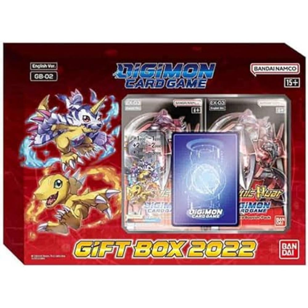 Digimon Card Game 2022 Gift Box - Official Booster Packs & Collectible Cards for Trading, Battling, and Gifting | Perfect for Fans, Tournaments, and Birthday Presents