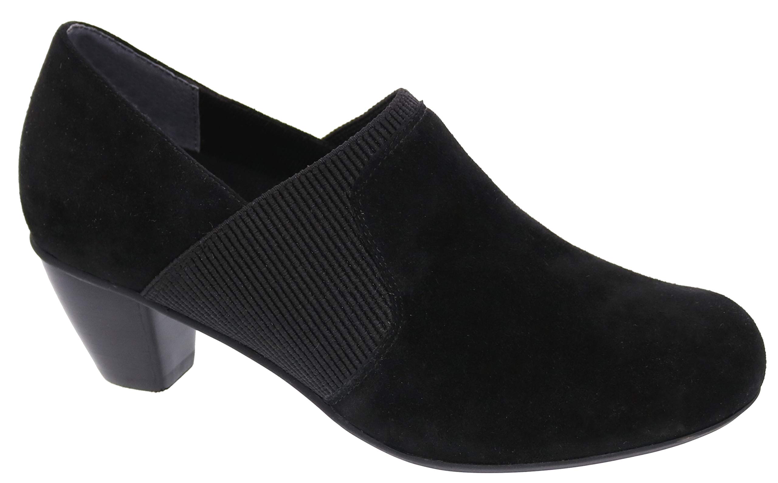 Drew Shoe 13323 Women's San Marino Comfortable Walking Shoes - Black Combo | Slip-Resistant & Cushioned for Work, Travel & Everyday Wear