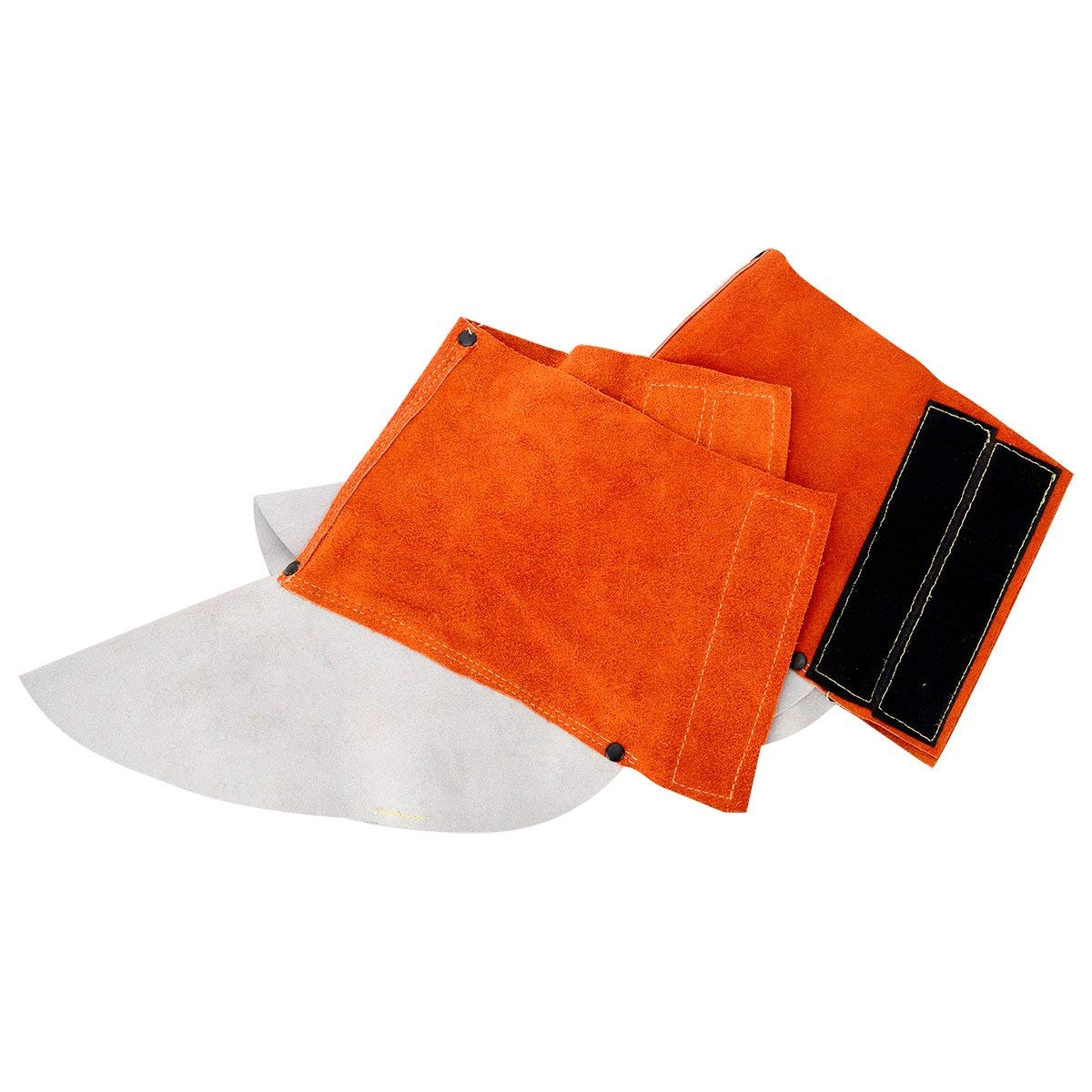 Heavy Duty Leather Welding Apron with Spats - Heat & Flame Resistant Workwear - Adjustable M to XXXL for Men & Women - Perfect for Metalworking, Blacksmithing & DIY Welding Projects