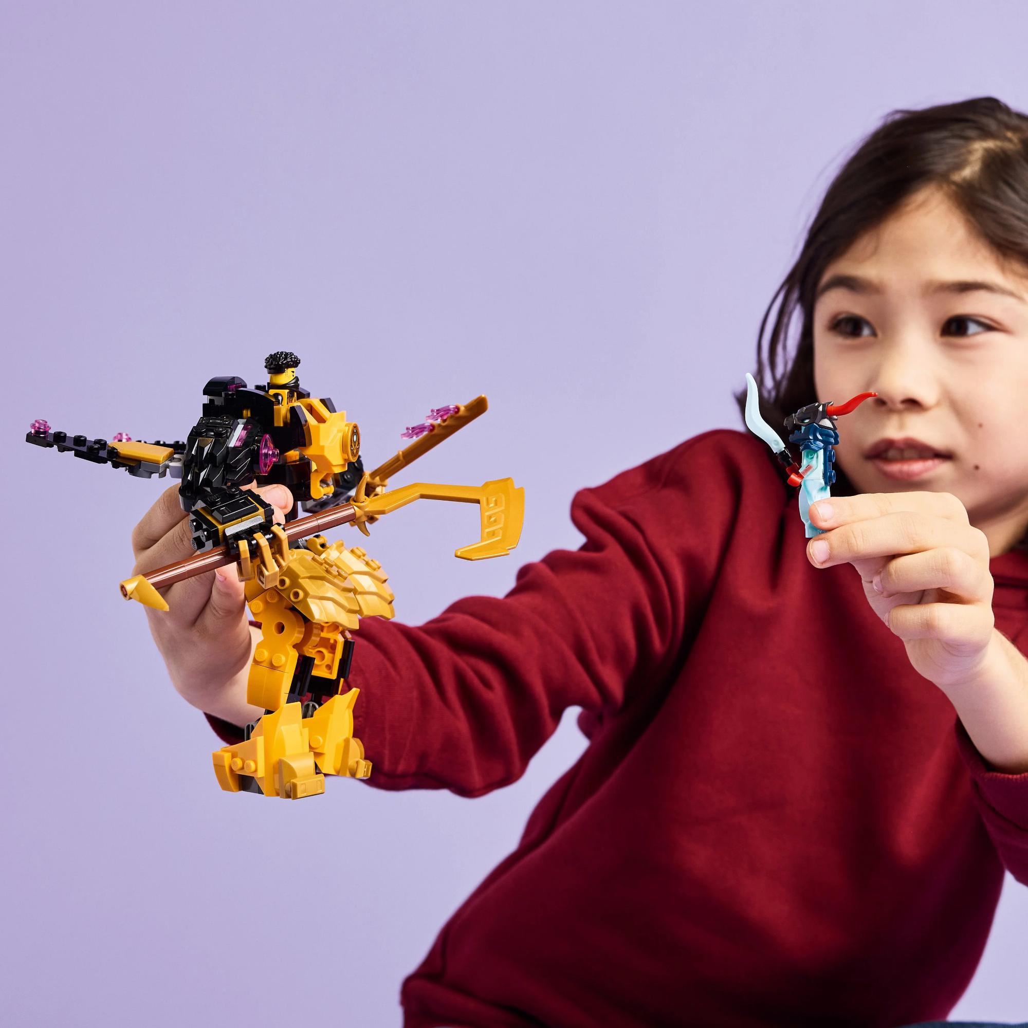 LEGO Ninjago: Arin's Spinjitzu Battle Mech (71839) Building Toy Set - Epic Ninja Robot Action for Kids Ages 7+ | Perfect for Creative Play & Collectors