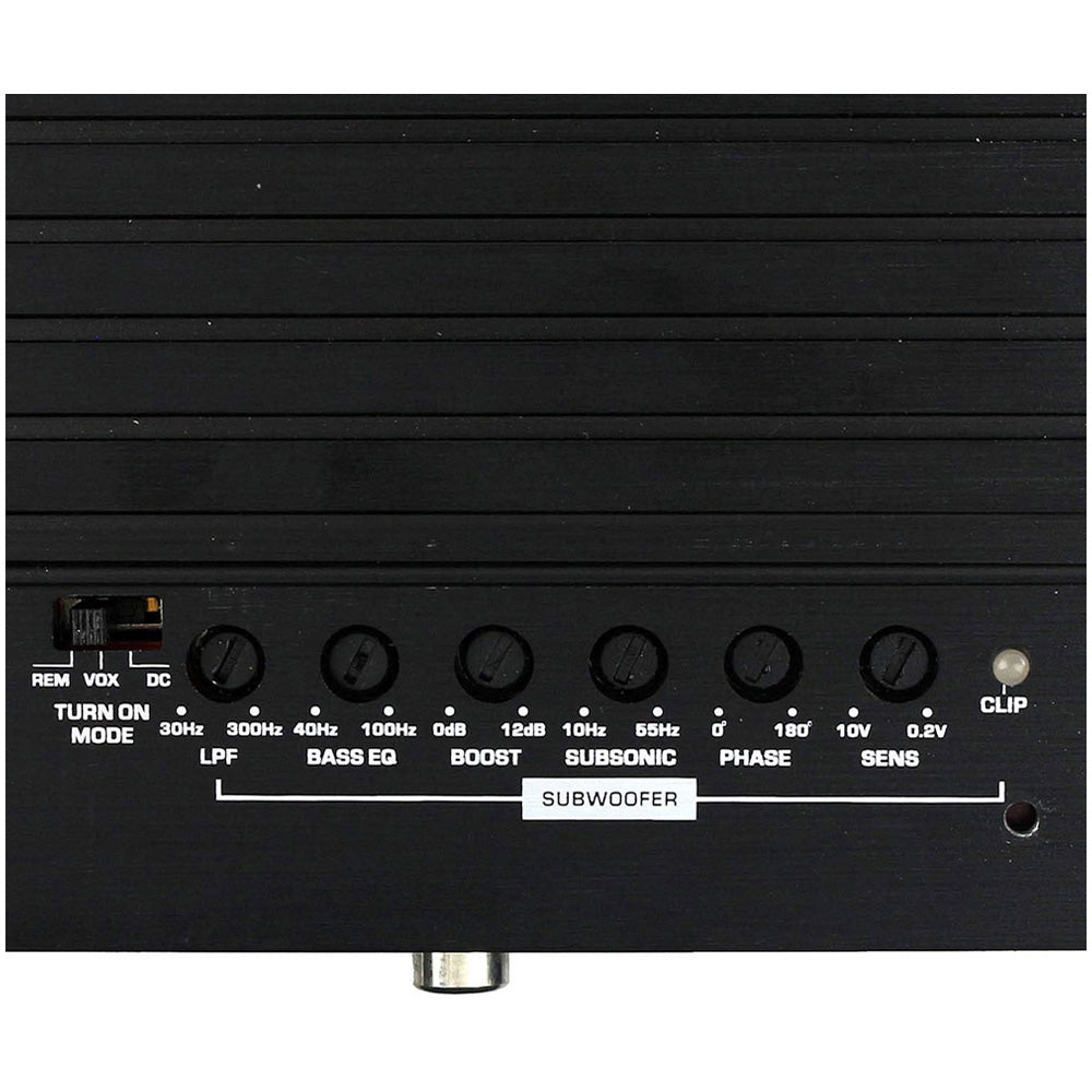 Cerwin Vega SRPM750.1D 750W RMS Class D Monoblock 2 Ohm Stable Marine Amplifier with Bass Knob - High Power Car Audio System for Boats, Yachts & Watercrafts