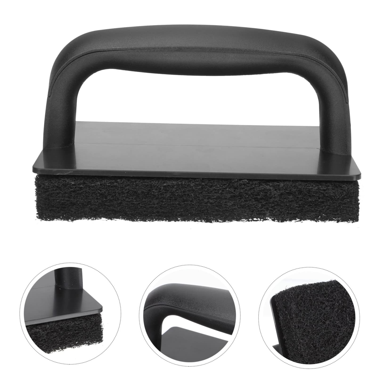 Multi-Functional Kitchen Brush with Handle - Heavy Duty Scrub Sponges for Grilling Rack, Pots & Pans Cleaning - Perfect for BBQ, Camping & Household Cleaning