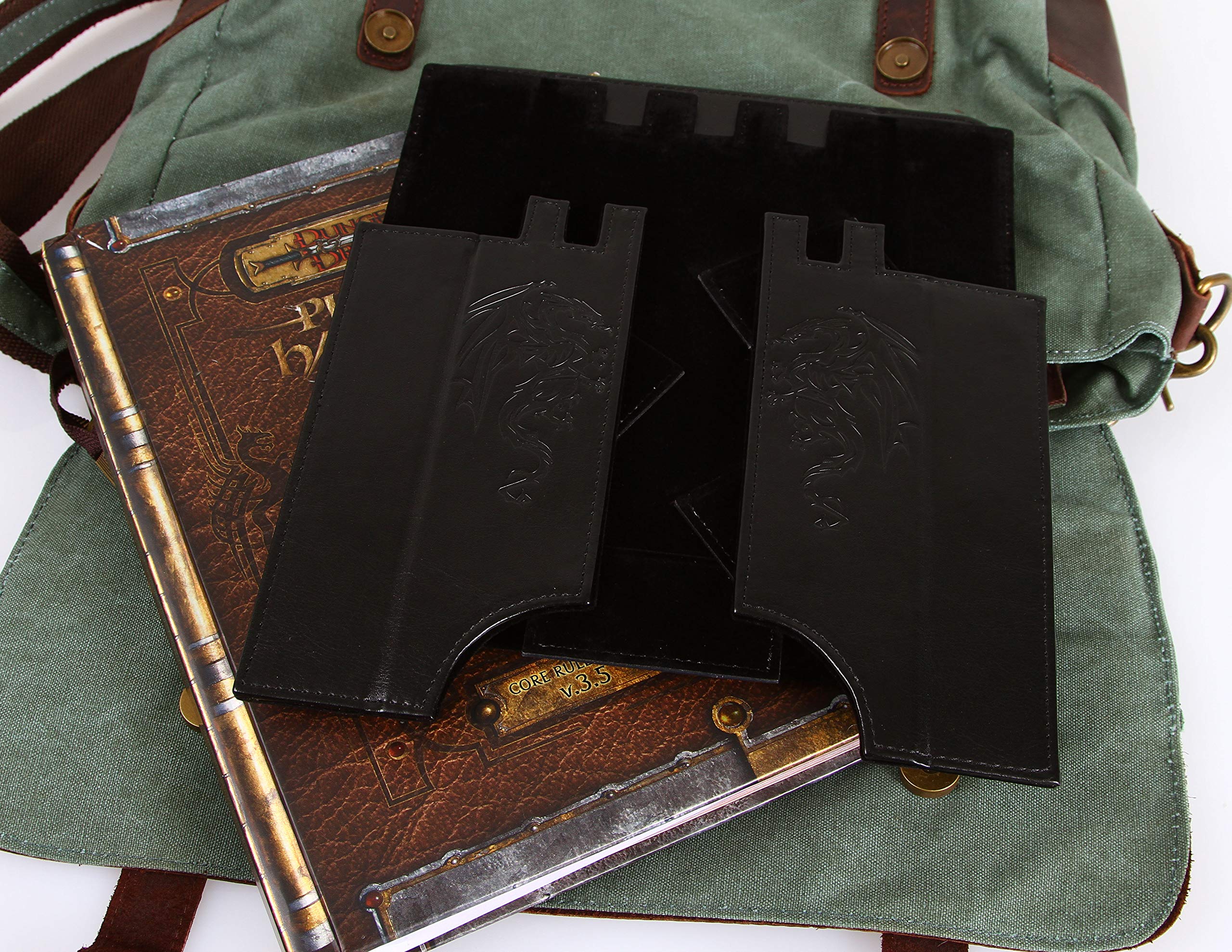Forged Dice Co. Draco Castle Foldable Dice Tray & Dice Tower Set - Portable DND Accessories for Dungeons & Dragons, RPG, Tabletop Games - Perfect for Game Nights, Travel & Organized Play