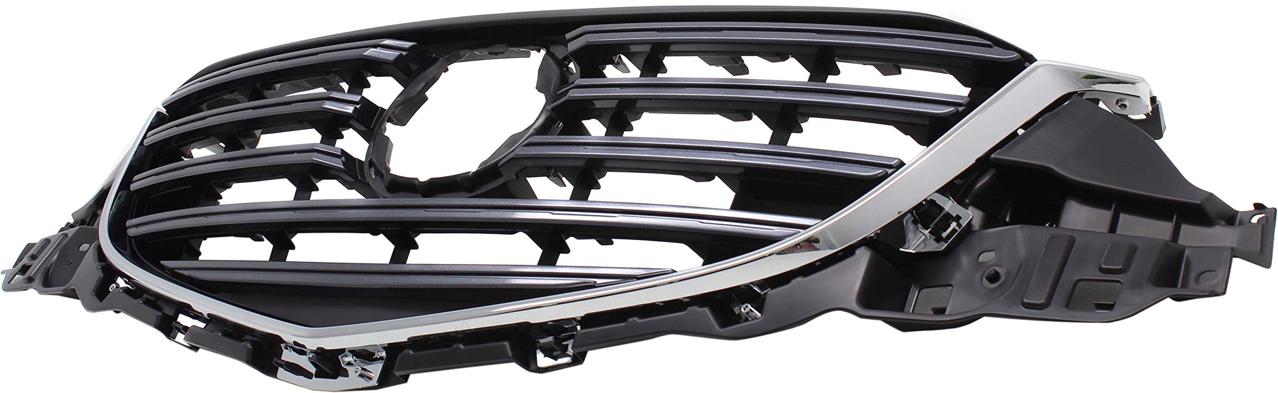 Garage-Pro Grille Assembly for 2016 Mazda CX-5 - Chrome Shell with Dark Gray Painted Insert | Front Bumper Replacement Part for Enhanced Vehicle Appearance & Style