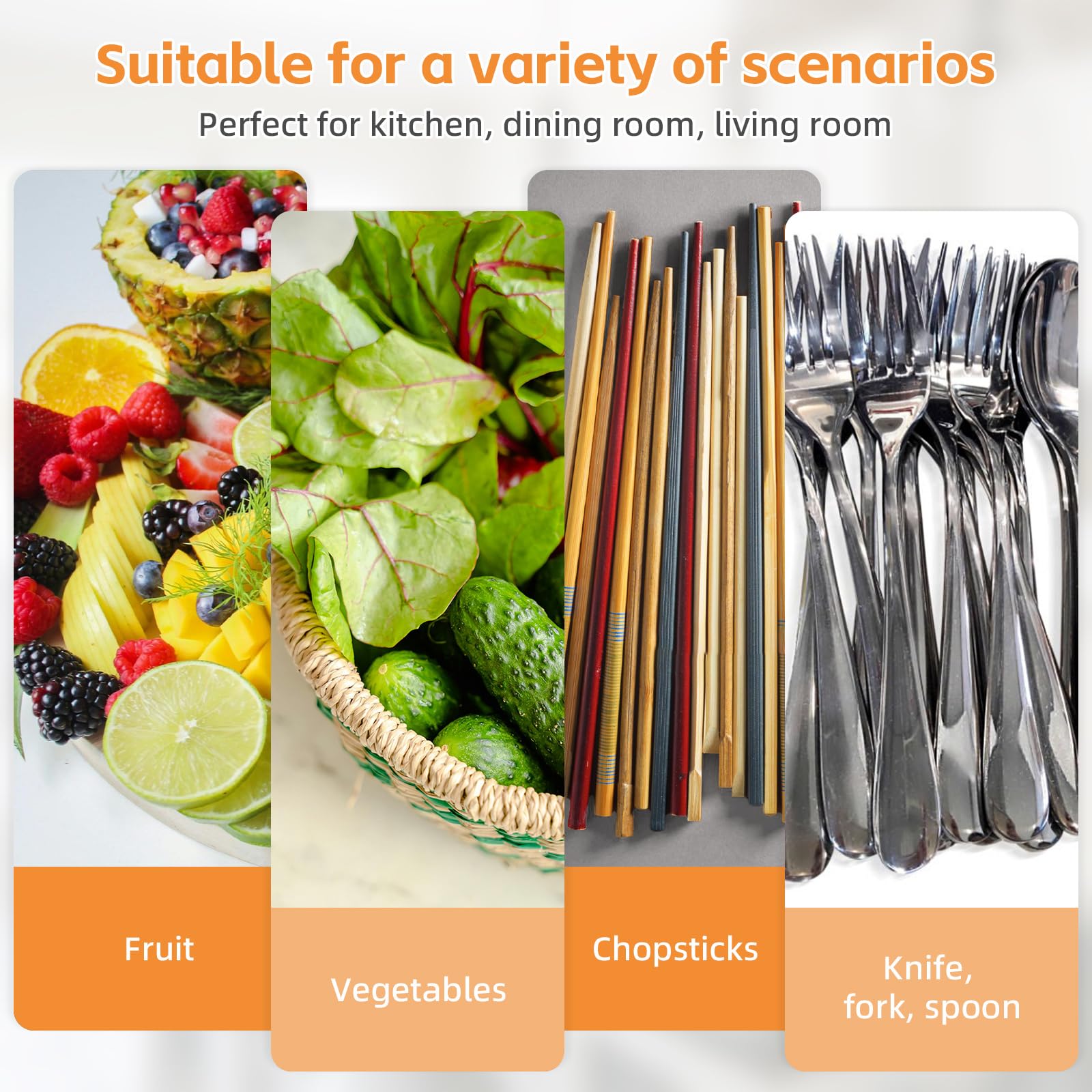 Stainless Steel Dishwasher Silverware Basket - Replacement Utensil Holder with Mesh Drain for Small Kitchen Items | Perfect for Organizing Cutlery, Baby Bottles & Kitchen Tools