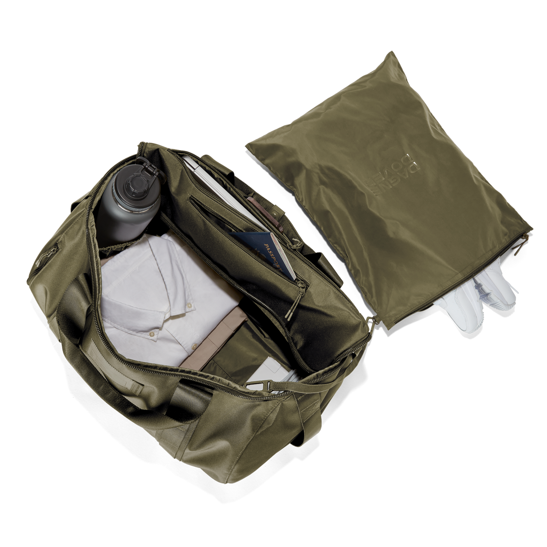 Dagne Dover Denver Convertible Duffle Bag - Large Travel Duffel with Shoulder Strap for Gym, Work & Weekend Getaways | Water-Resistant & Spacious Carry-On Luggage