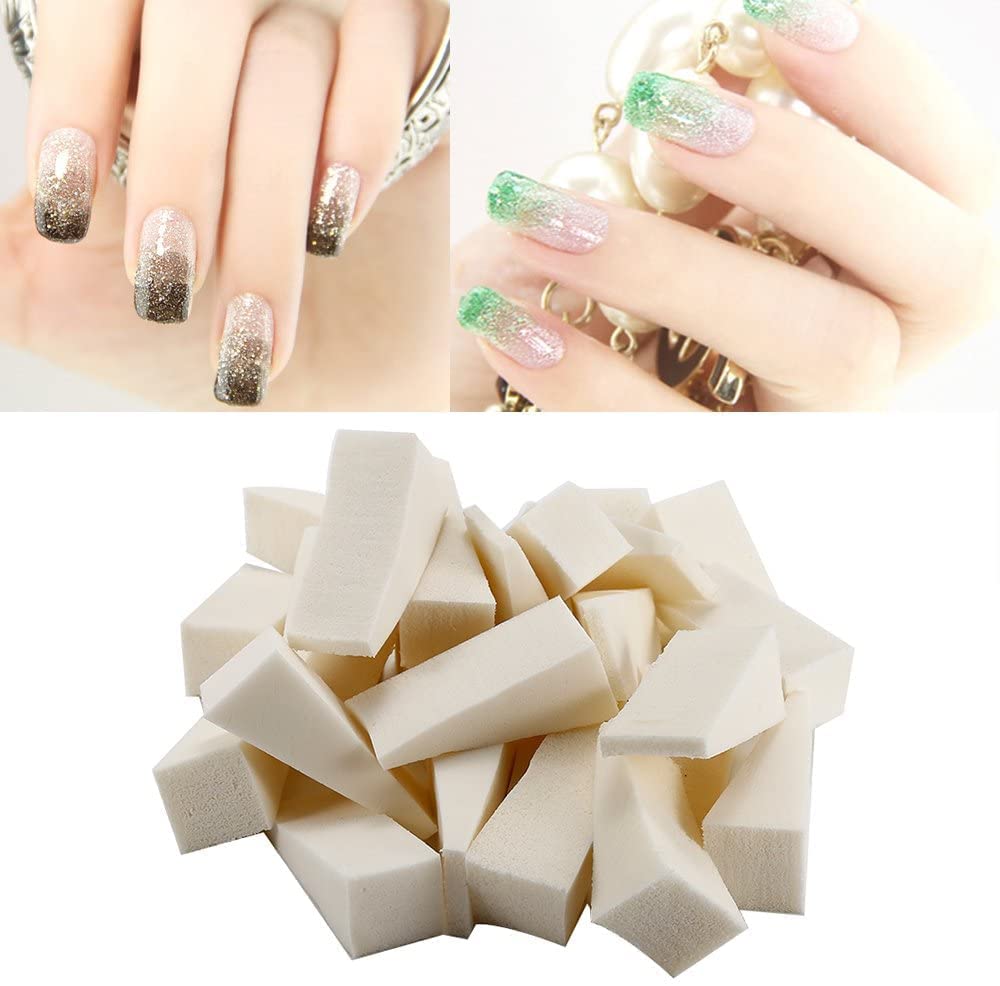 Portable Triangle Makeup Sponge Set - Disposable Powder Sponge & Manicure Seal for Flawless Nails | Professional Nail Tools & Instruments (Pack of 1) | Perfect for Travel, Salon Use & At-Home Beauty Routines
