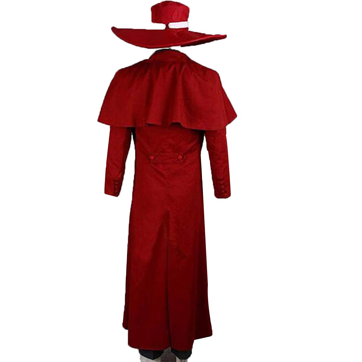 Poetic Walk Anime Men's Red Cosplay Costume - Halloween Anime Party Uniform Outfit - Custom Made for Cosplay Events & Halloween Parties