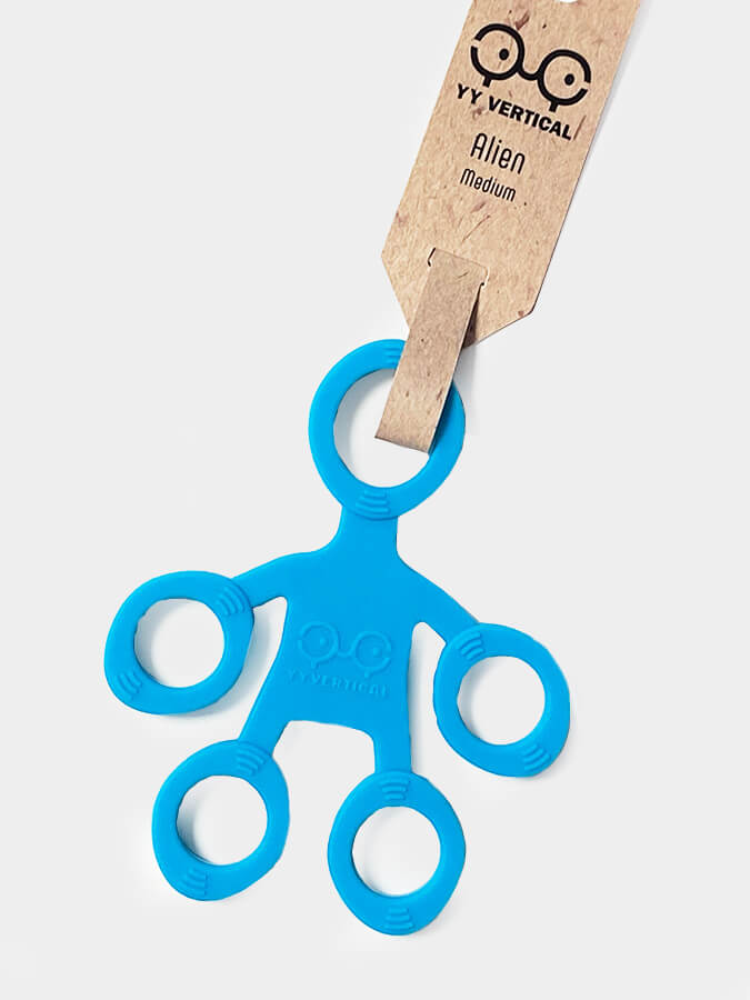 Vertical Alien Finger Resistance Trainer - Hand Grip Strengthener for Rock Climbing, Guitar Playing & Physical Therapy - Improve Finger Strength & Dexterity