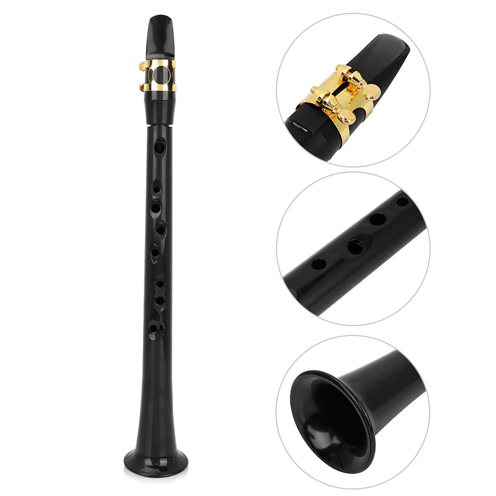 Portable Pocket Bb Saxophone - Mini Saxophone with Carrying Case | Perfect for Travel, Street Performance & Music Practice