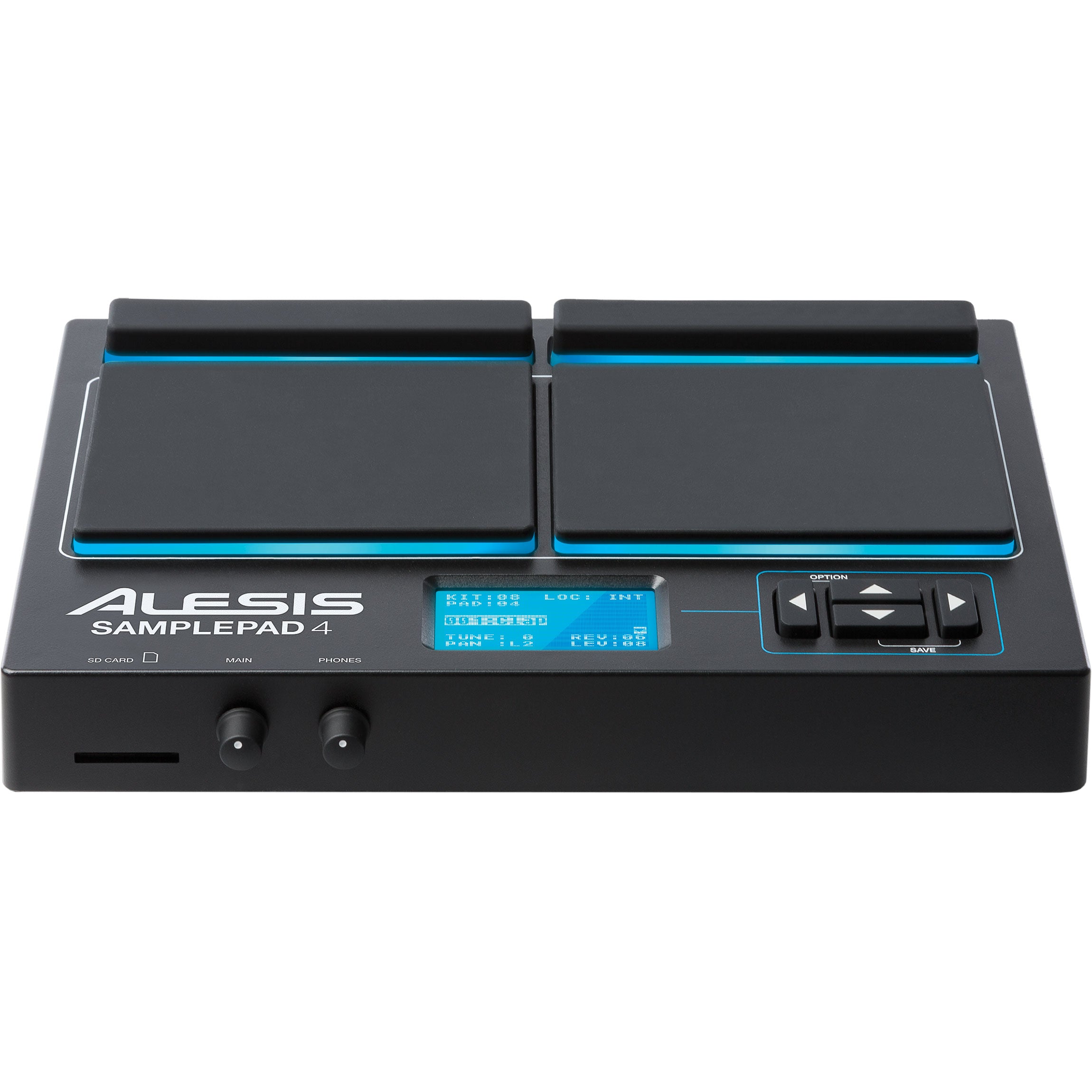 Alesis SamplePad 4 - 4-Pad Electronic Drum Pad Controller with Sample Triggering for Live Performance & Studio Recording | Perfect for Drummers, DJs & Music Producers