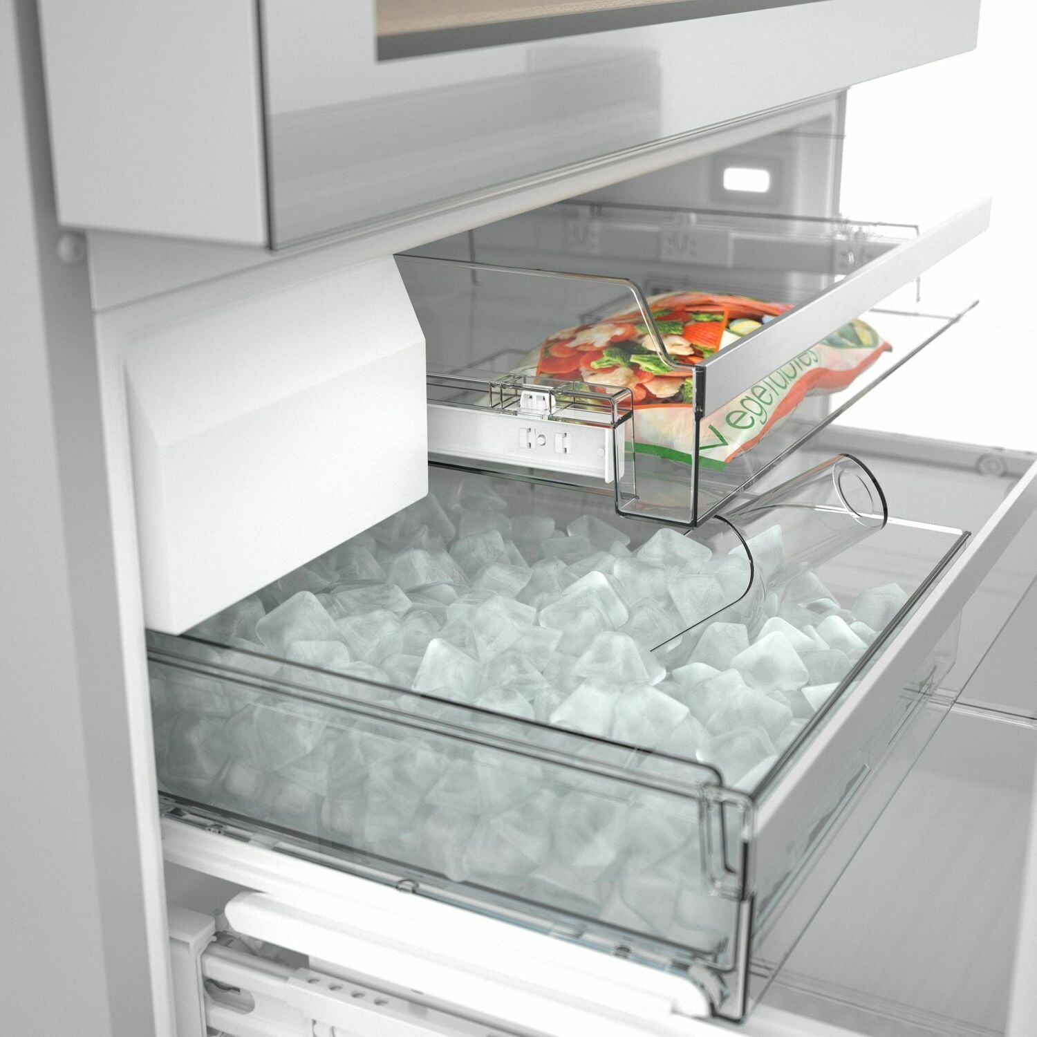 Bosch 36 Inch French Door Refrigerator with Bottom Freezer - 800 Series Stainless Steel B36CL81ENG | Energy Efficient, Easy Clean Design for Modern Kitchens & Open Floor Plans