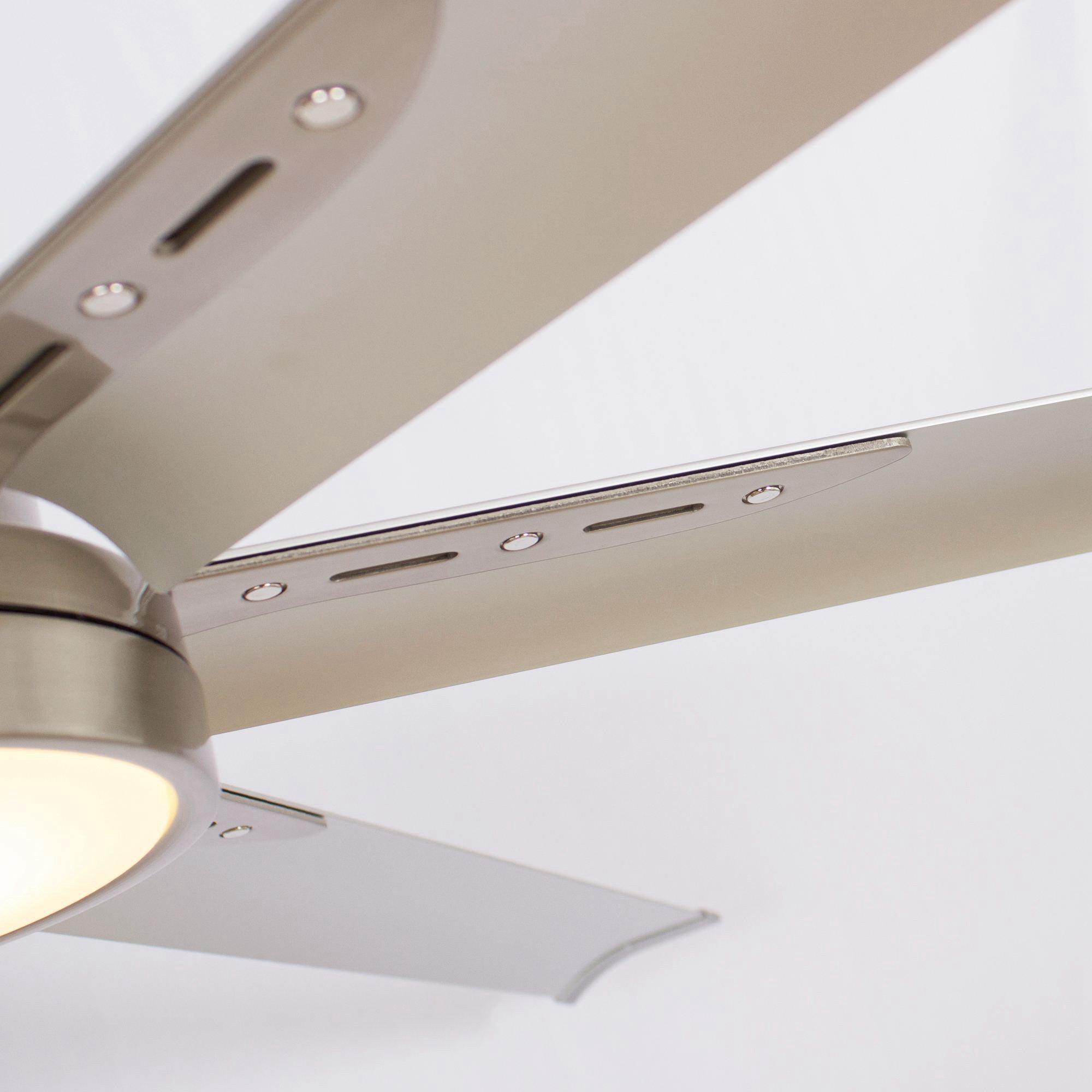 65 Inch Modern Ceiling Fan with DC Motor, LED Light, Remote Control - Quiet & Energy Efficient for Living Room, Bedroom, Patio