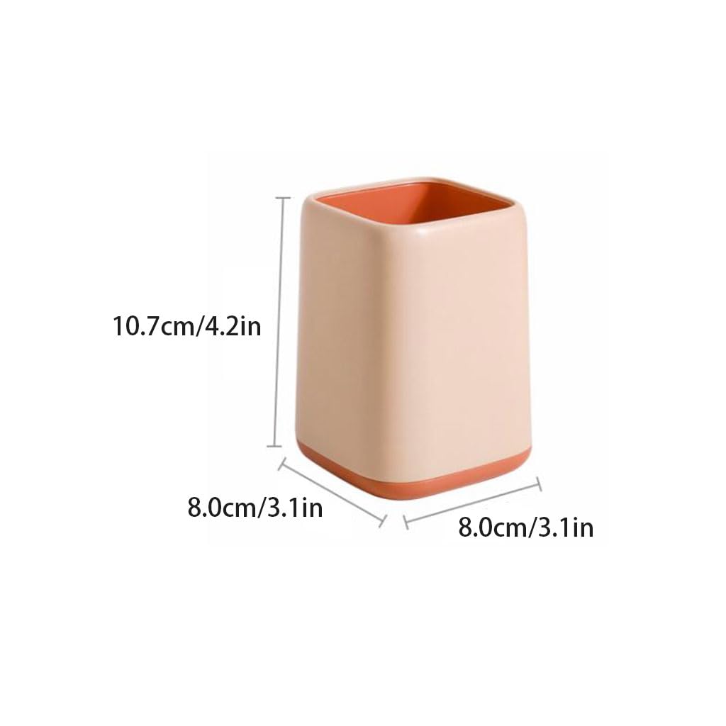 Stylish Plastic Pen Holder for Desk - Large Capacity Countertop Organizer for Pens, Pencils & Office Supplies | Perfect for Home, Office & School Use