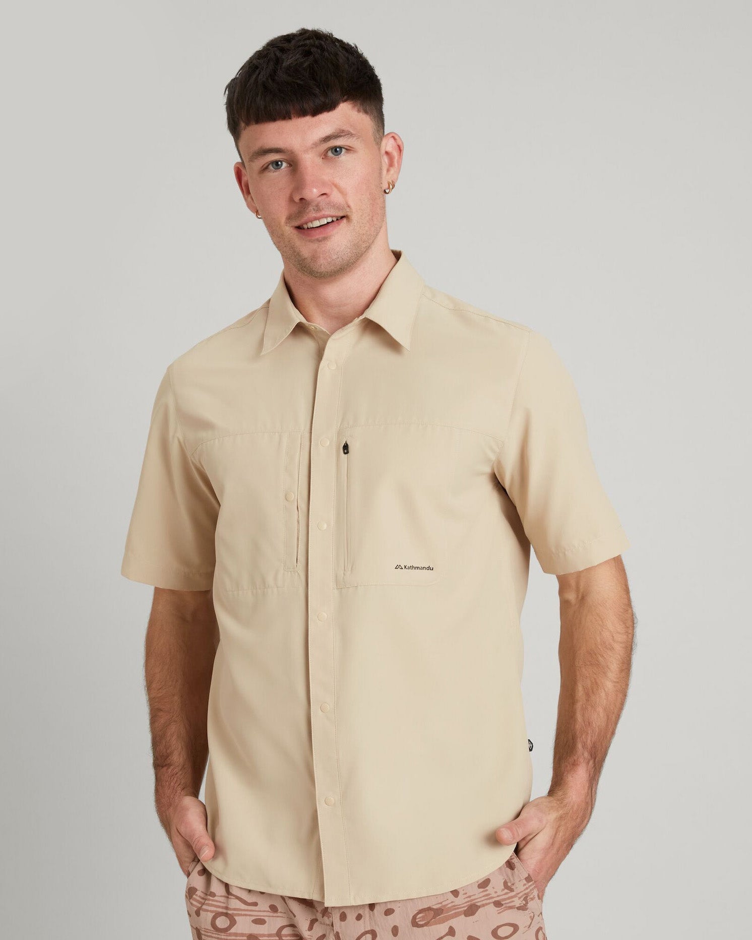 SUN Scout UPF 50+ Men's Short Sleeve Quick-Dry Shirt - Lightweight Sun Protection for Hiking, Fishing & Outdoor Activities