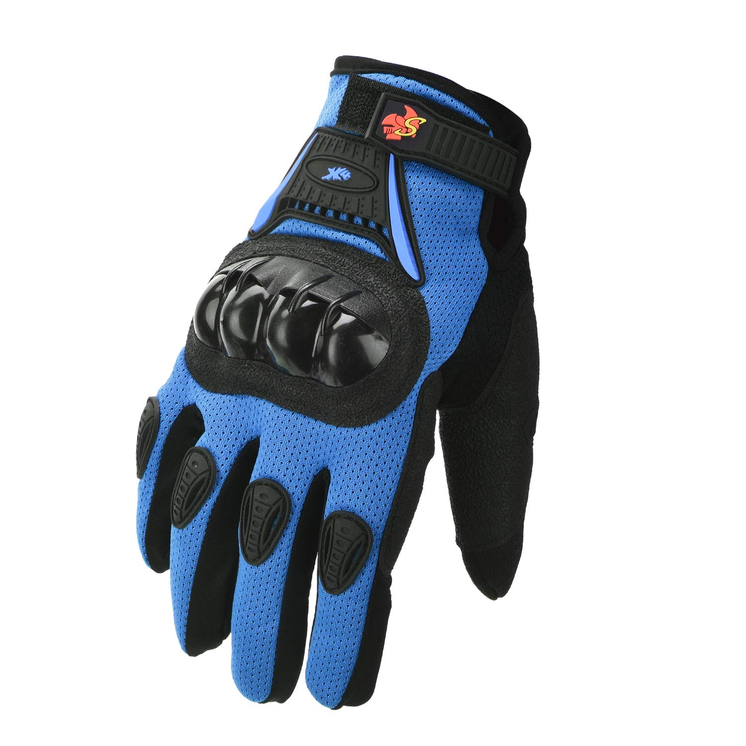 **Men's Motorcycle Gloves - Full Finger Street Bike & ATV Gloves for Motocross, Dirt Bike & Off-Road Mountain Biking - Breathable & Protective Riding Gloves (Medium) - Perfect for Racing, Commuting & Adventure Riding**