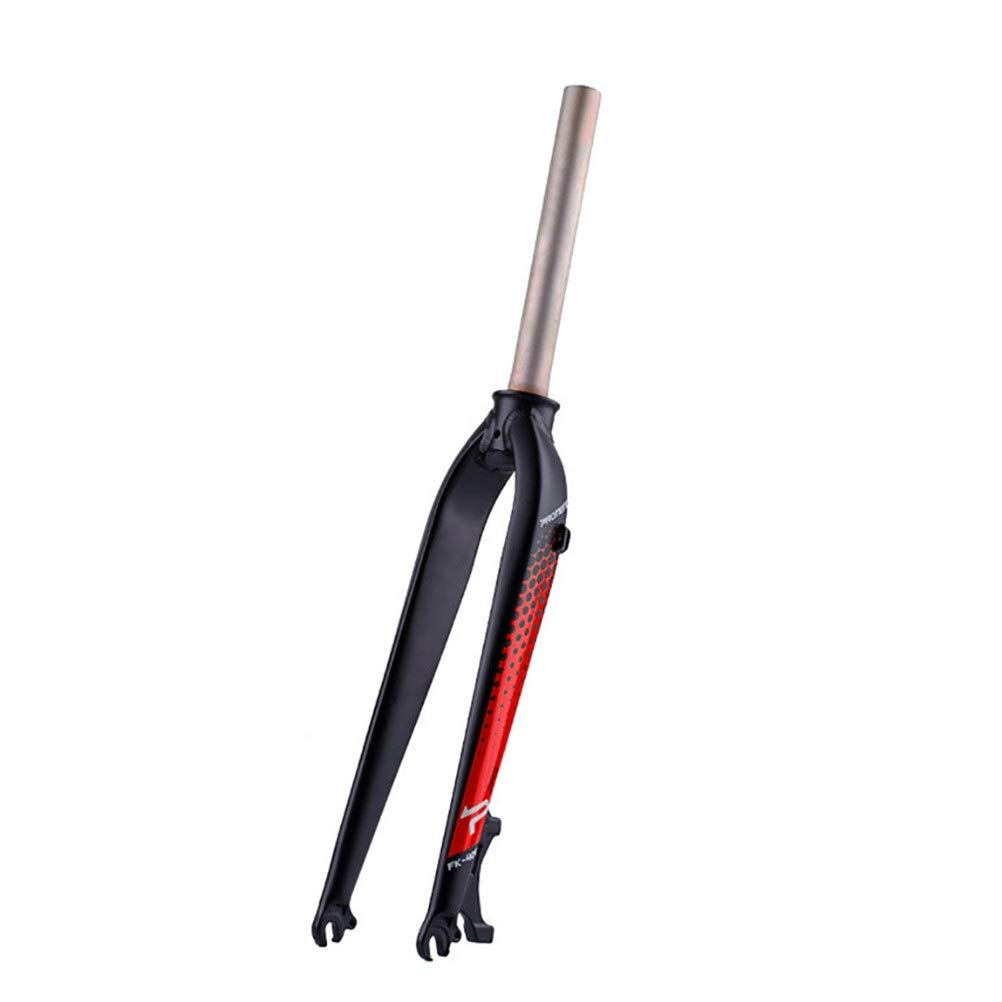 HZTEC Carbon MTB Air Fork - 26 Inch Lightweight Mountain Bike Front Fork with Disc Brake, Straight Tube Design for Trail & Cross-Country Riding | Perfect for Downhill & All-Mountain Biking Adventures