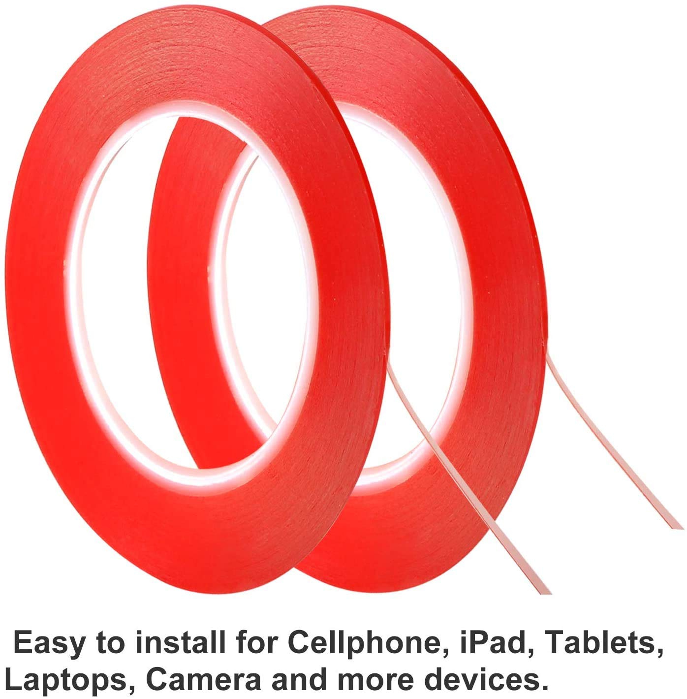 2mm & 3mm Double Sided Acrylic Mounting Tape - Heavy Duty Strong Adhesive for Phones, Tablets, Laptops, Cameras - LCD Screen Repair, DIY Projects & Home Decor Applications