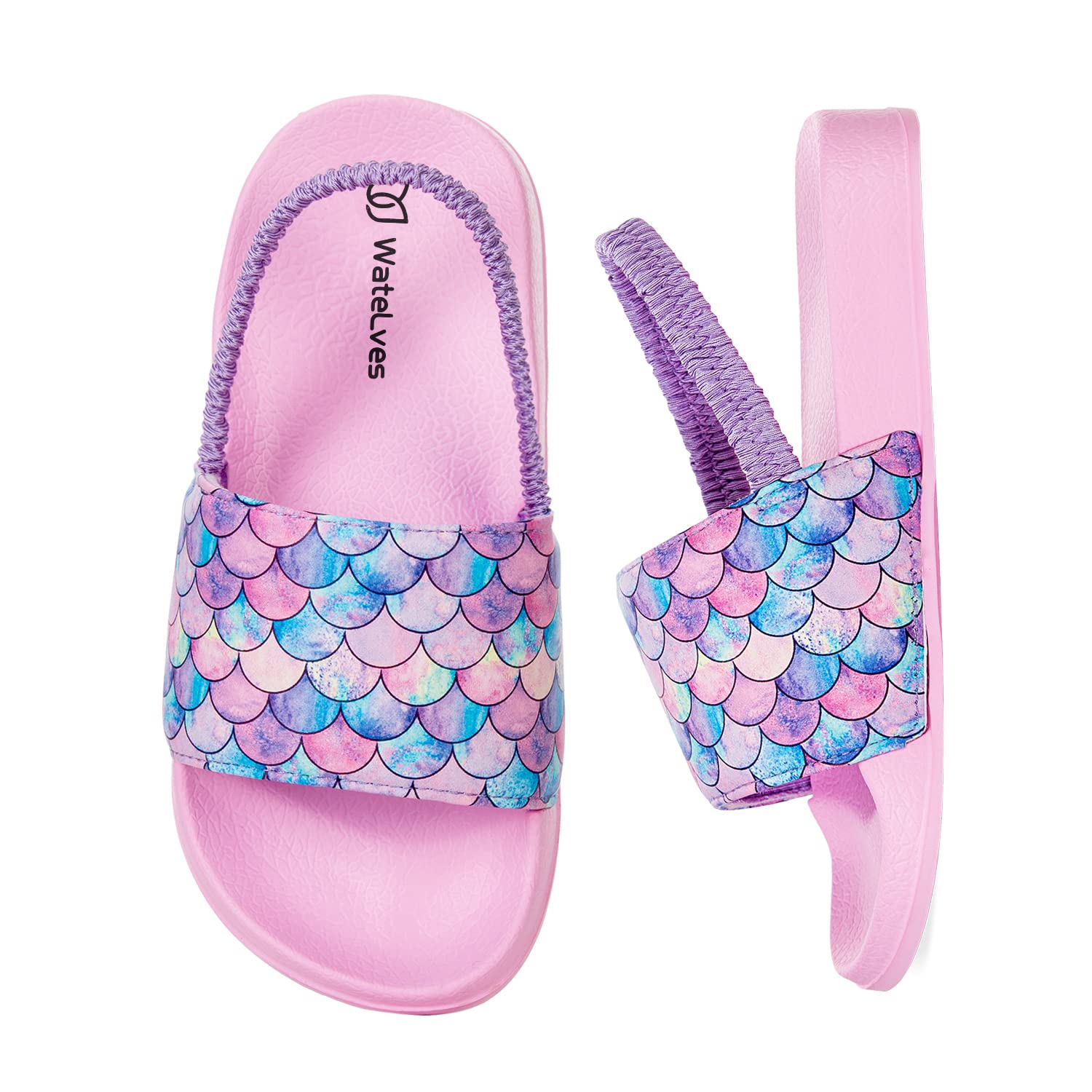 **WateLves Kids Water Shoes for Toddler Boys & Girls - Adjustable Back Strap Sandals for Beach, Pool, Swim & Outdoor Play**