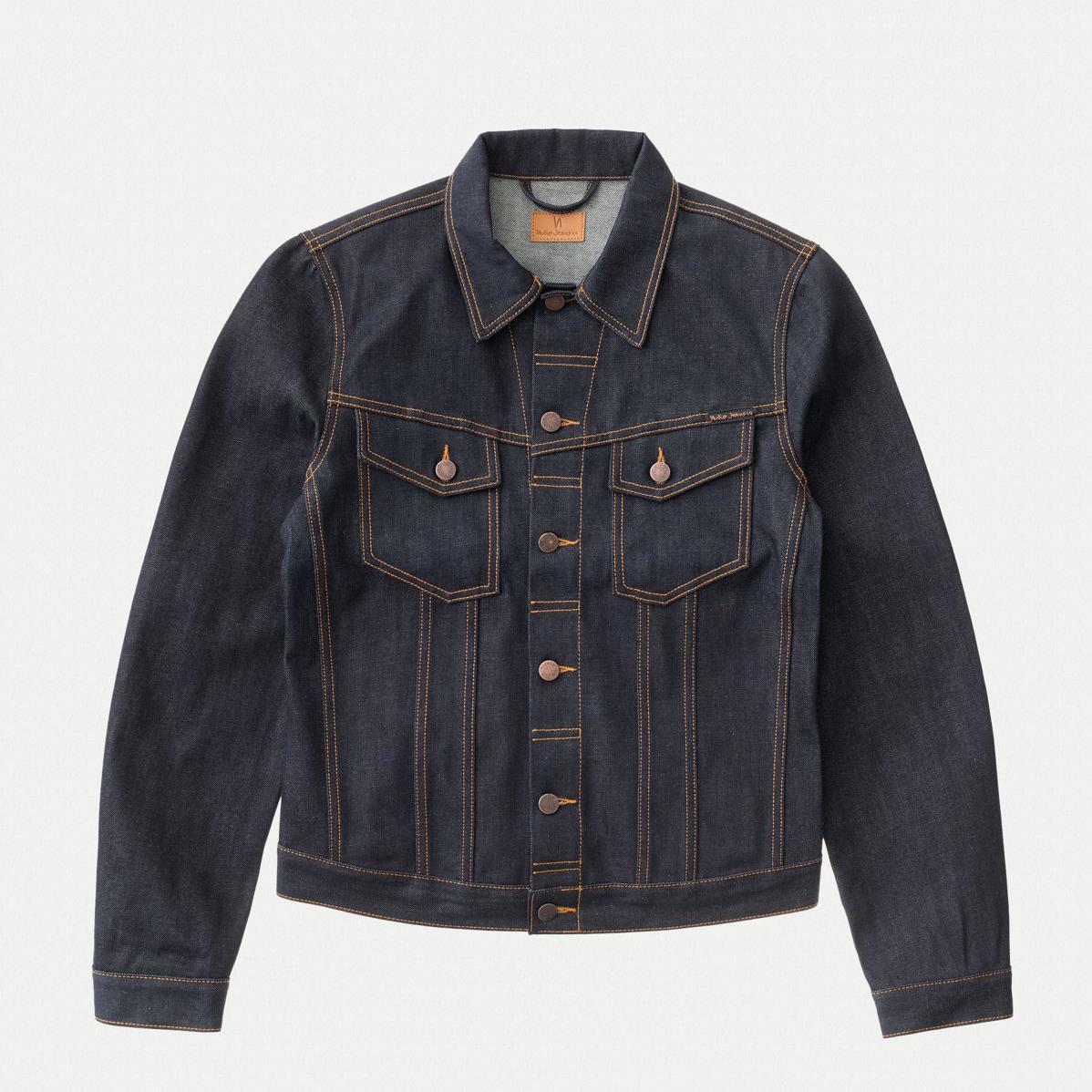 Billy Denim Jacket for Men - Vintage Dry Ring Wash Distressed Denim Jacket - Casual Outerwear for Streetwear & Everyday Wear