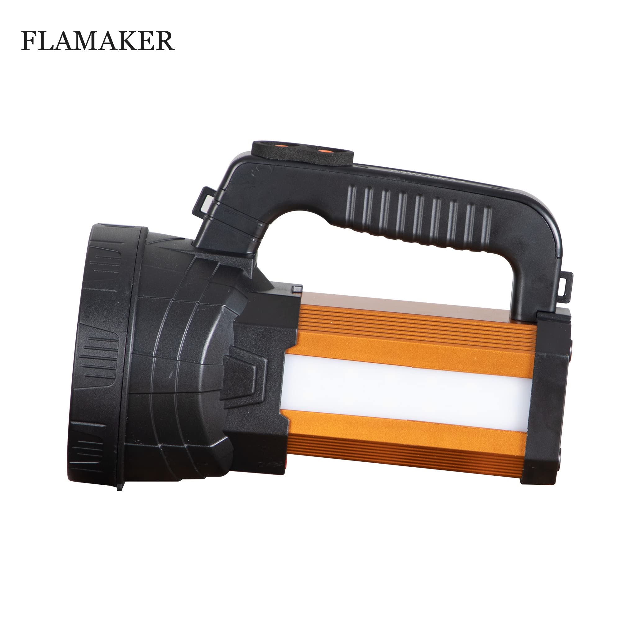 Flamaker LED Flashlight - USB Rechargeable Spotlight with Adjustable Focus - Perfect for Camping, Hiking, Emergency & Outdoor Adventures