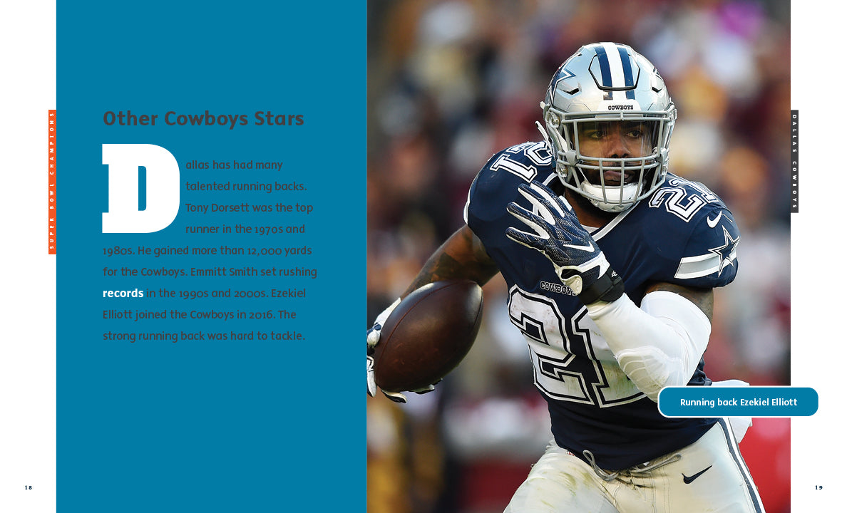 Dallas Cowboys 2023 Official NFL Merchandise - 9781640263895 - Perfect for Game Day, Fan Gifts & Home Decor