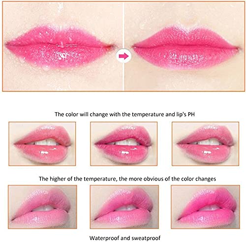 Long Lasting Color Changing Lipstick - Mood Changing Lip Gloss for Women, Hydrating & Moisturizing, Perfect for Parties, Dates & Everyday Wear