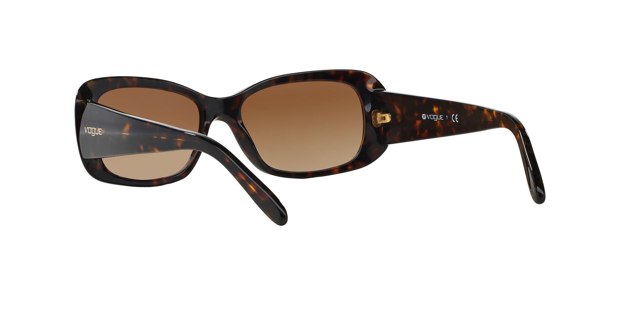 Vogue Eyewear VO2606S Women's Fashion Sunglasses - Havana/Brown Gradient Lens, 55mm - Stylish UV Protection for Outdoor Activities, Beach & Driving